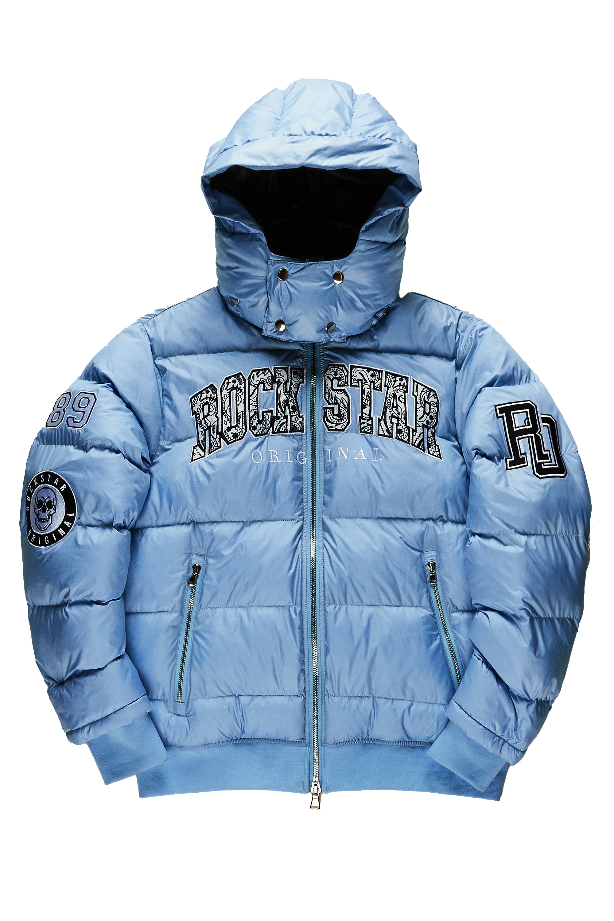 Boys Bronx Baby Blue Heavy Puffer Jacket