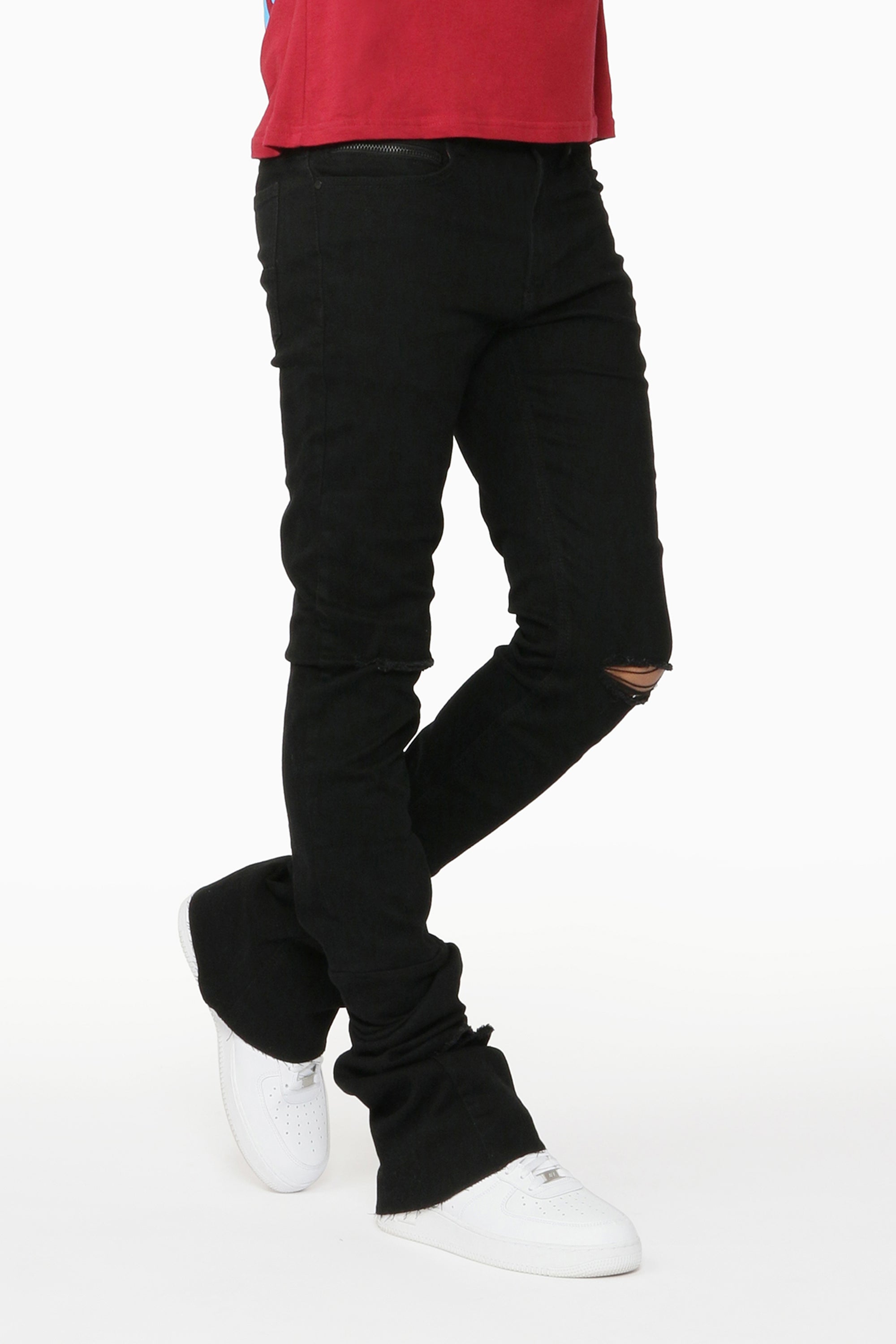 Josiah Black Super Stacked Flare Jean