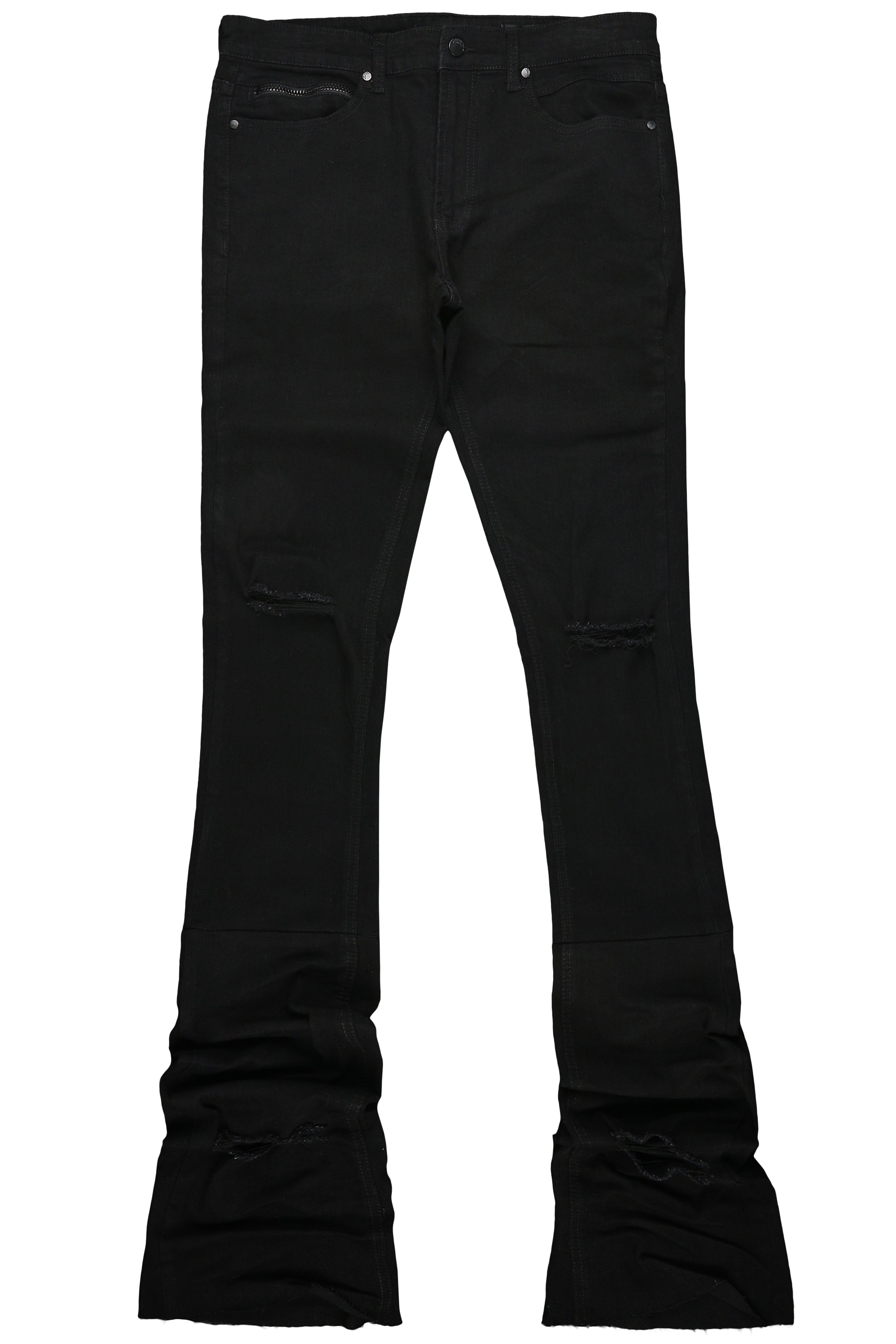 Josiah Black Super Stacked Flare Jean