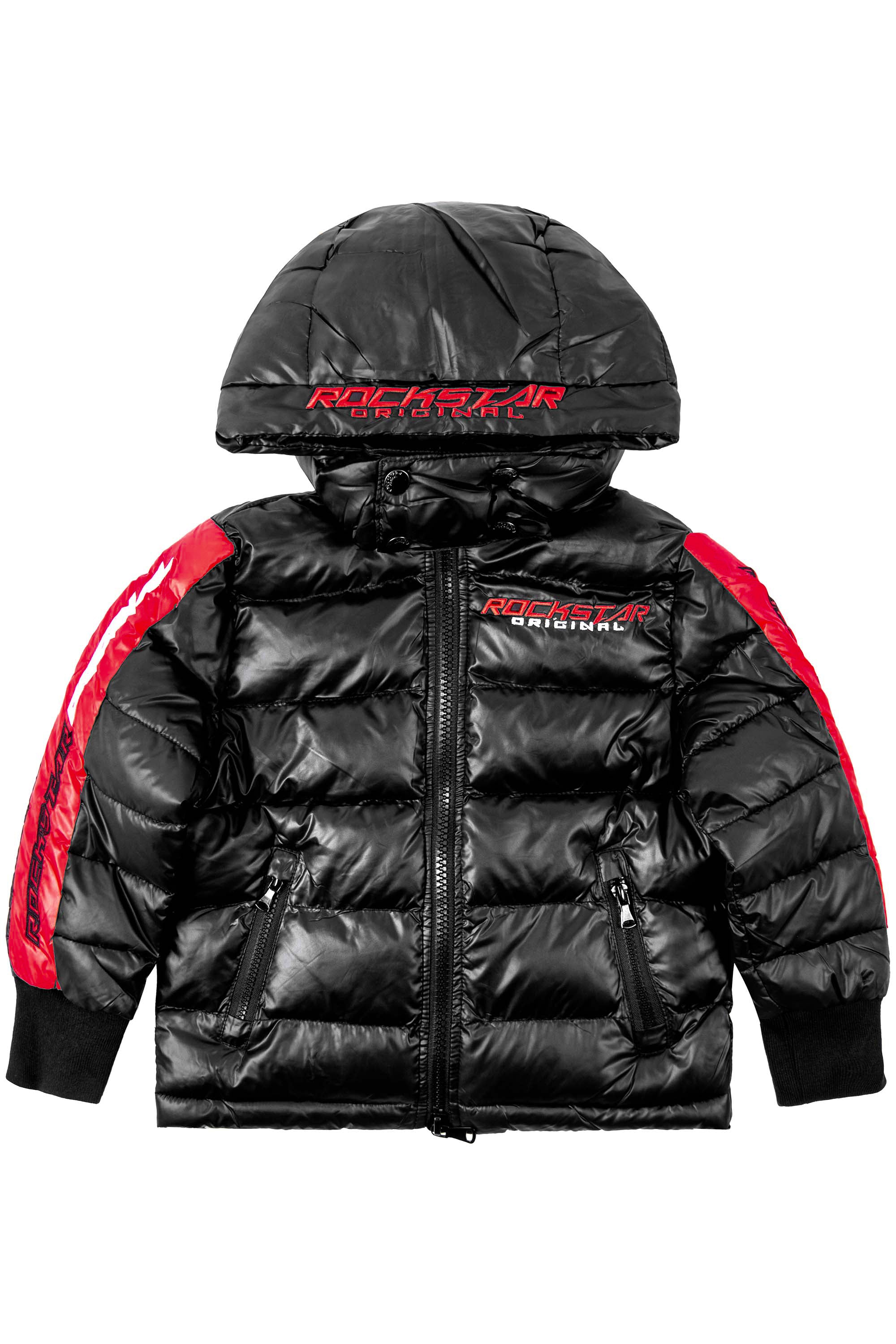 Kids Alasia Puffer Jacket- Black