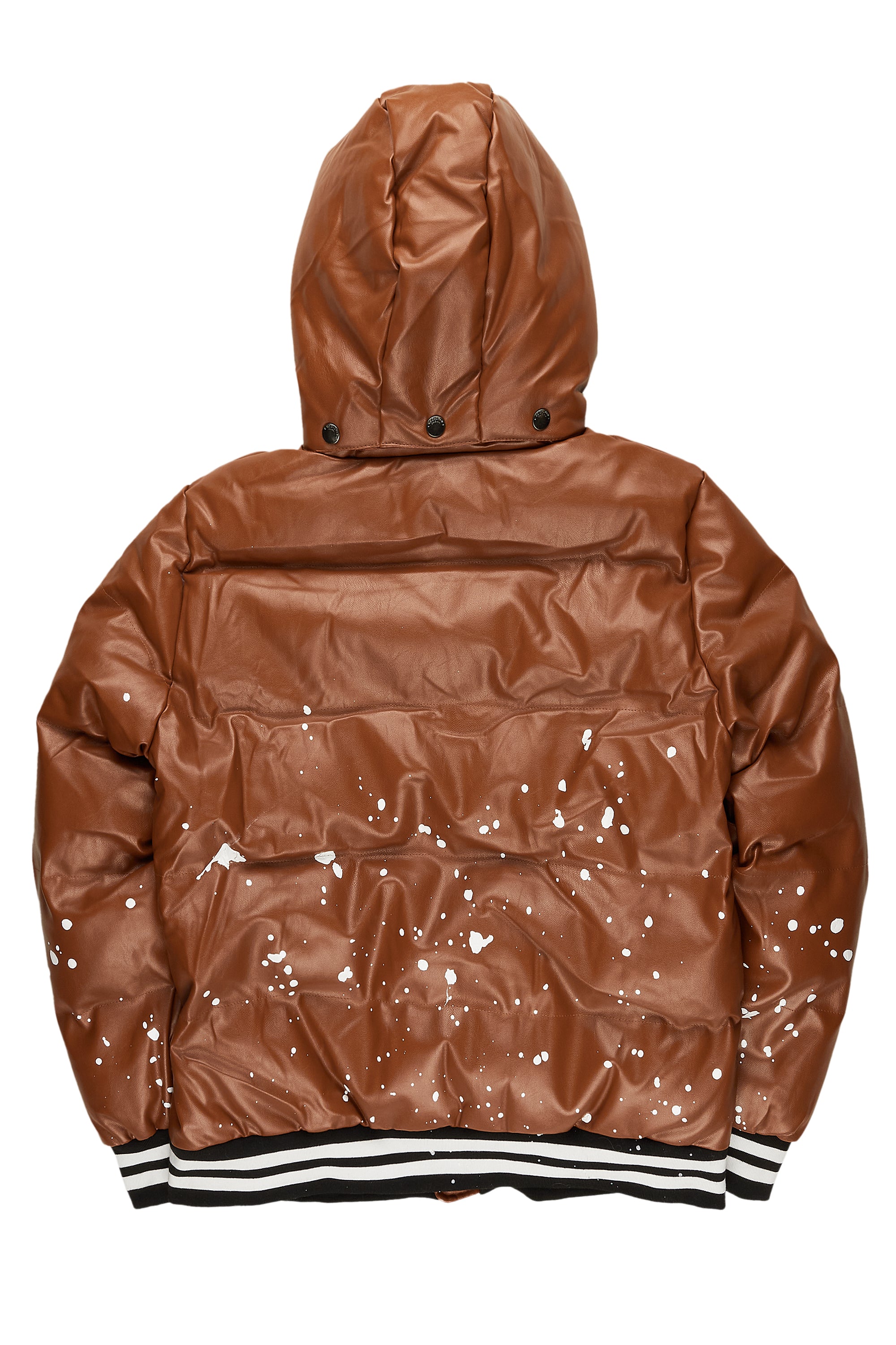 Losing My Mind On A Monday Rust Puffer Jacket