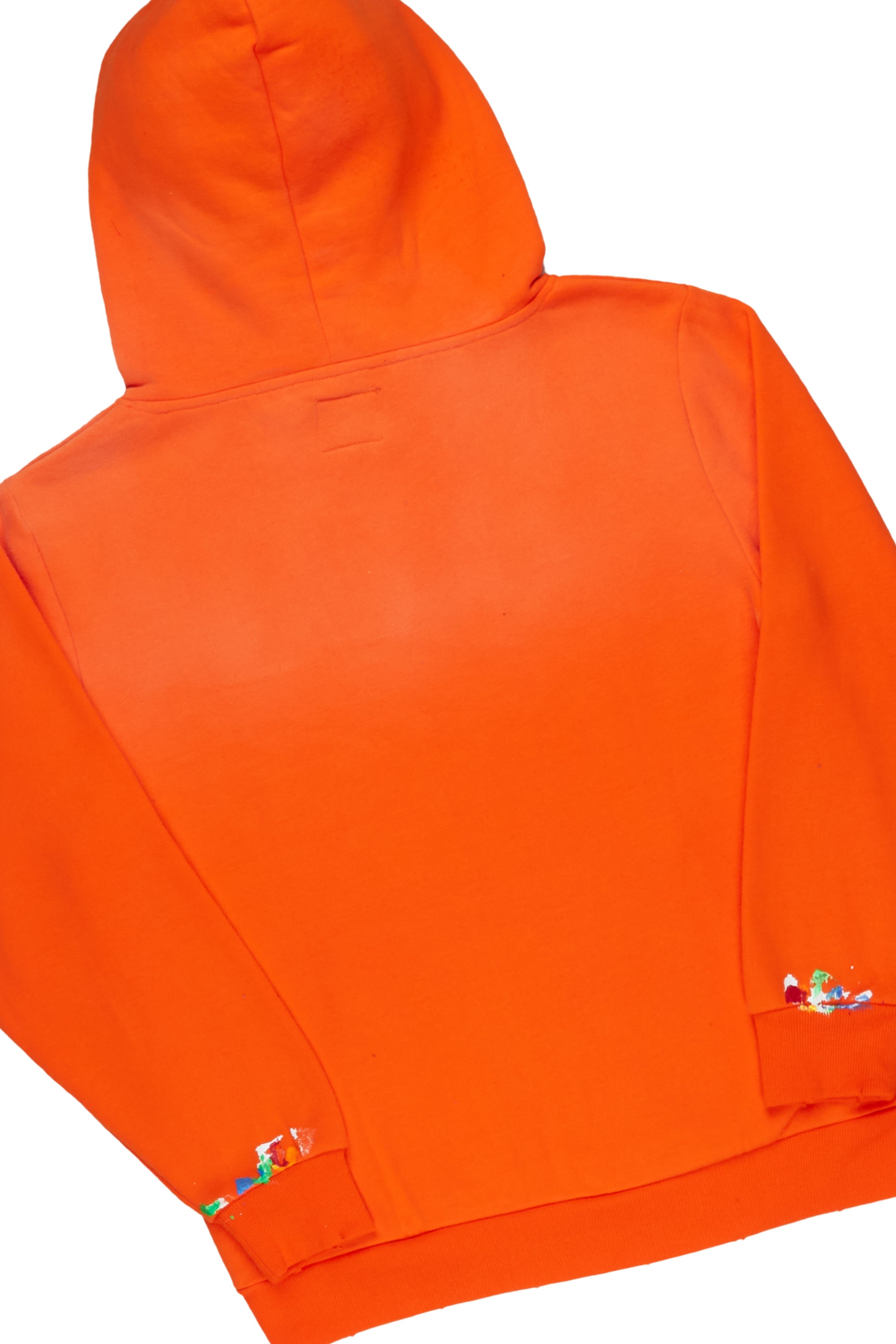 Rockstar Art Dist. Orange Hoodie Slim Fit Pant Set