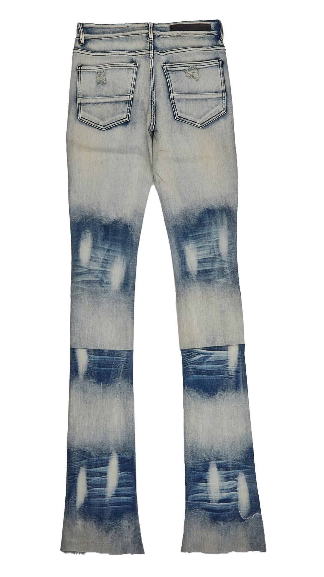 Zander Blue Super Stacked Flare Jean