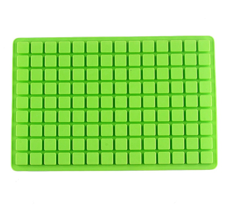 126 Cavity Square Silicone Mold Bakeware Baking Brownie Cake Pastry Jello Ice Cube Cream Soap Making Ice Mould Tray Homemade Food Craft