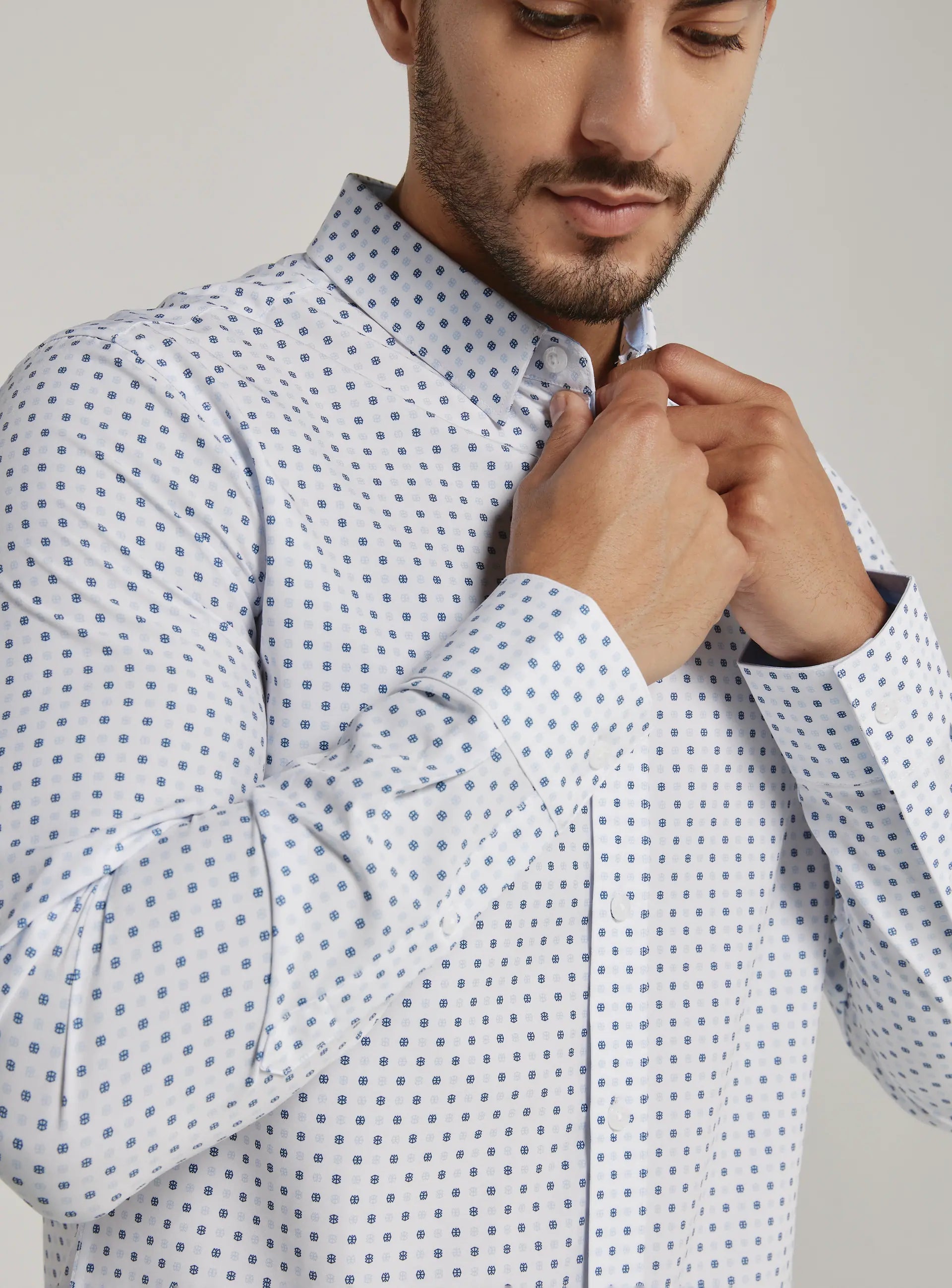 Amis Long Sleeve Shirt | White