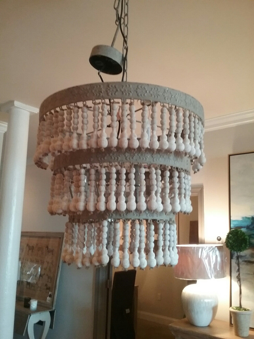  Beaded CHANDELIER 