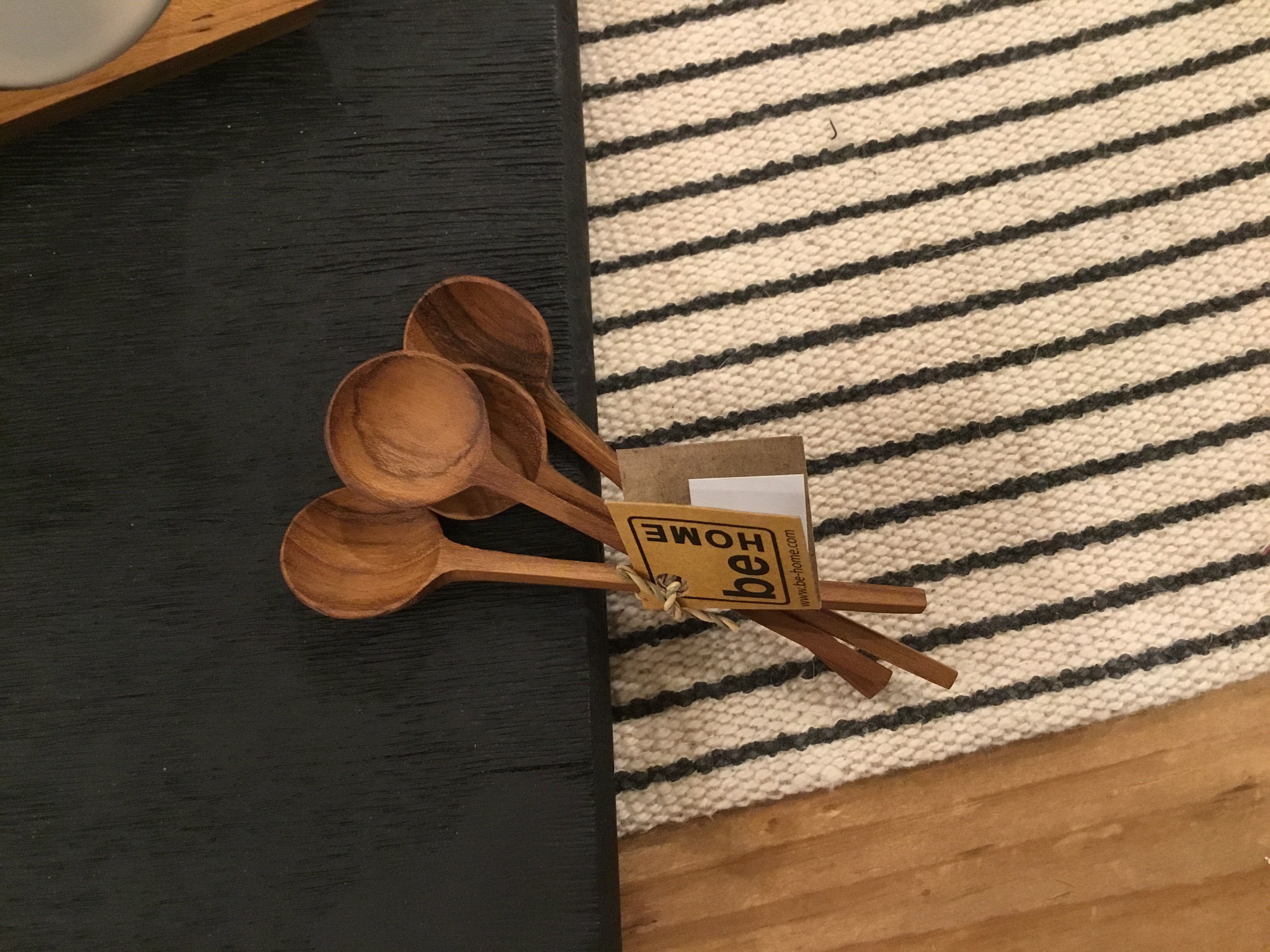  Teak Thin Spoons - Set of 4 