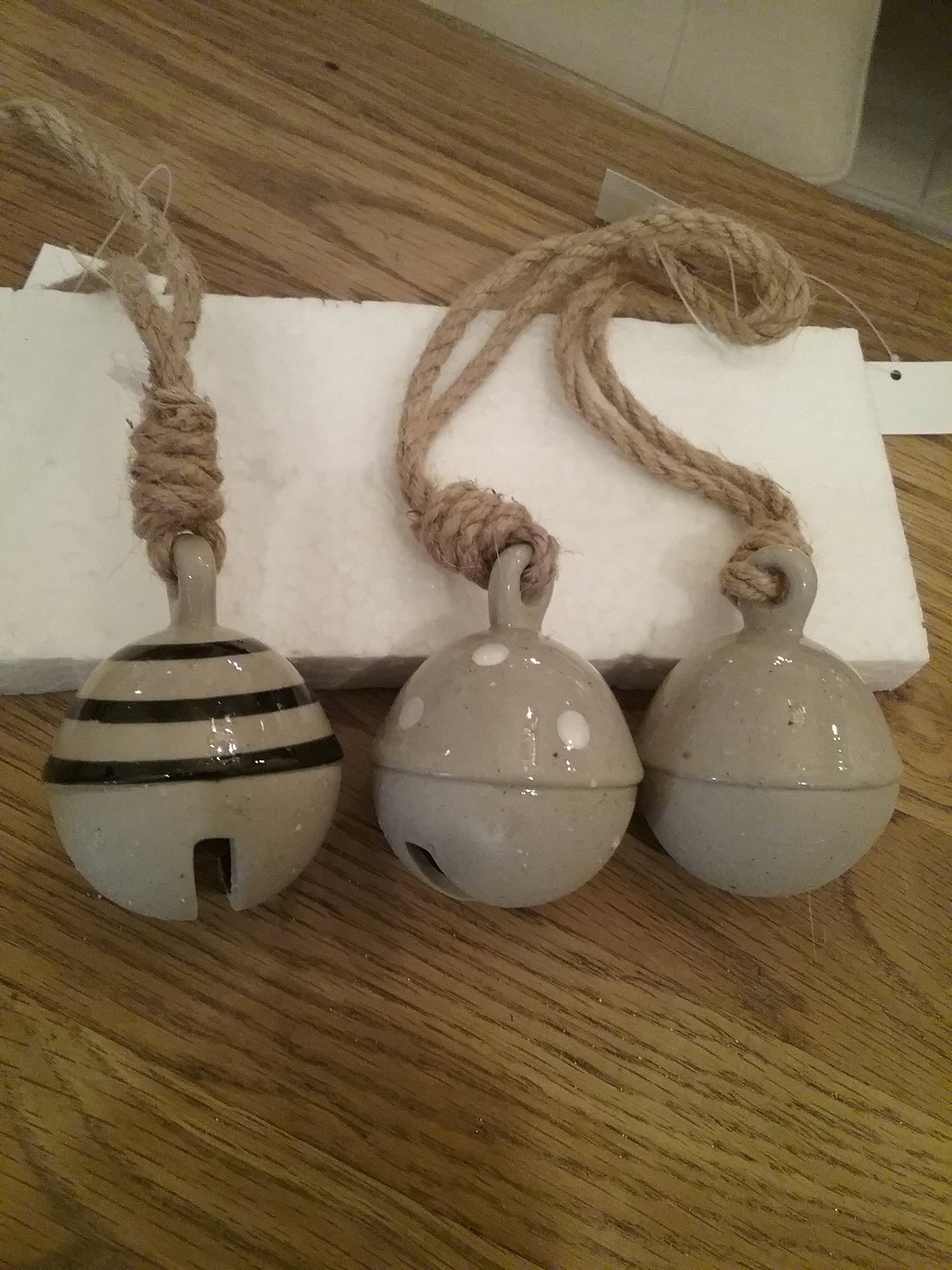  Bell Ornaments - Set/3 