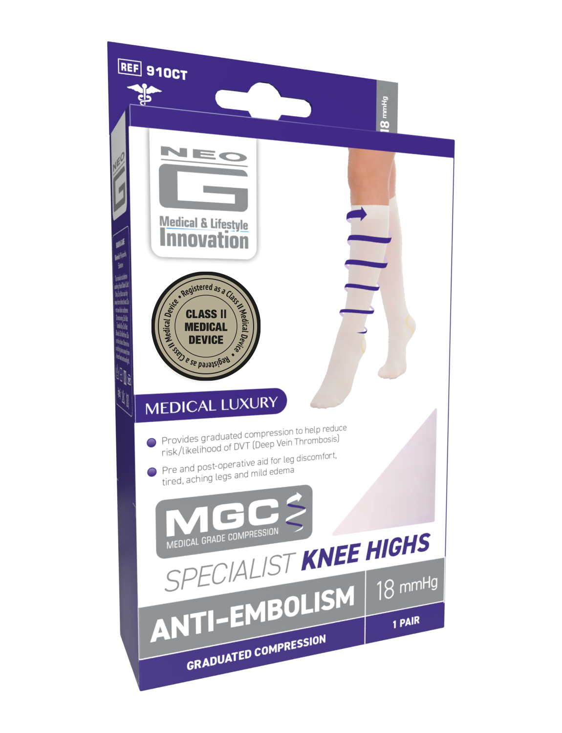 Anti-Embolism Knee Highs (Closed Toe)