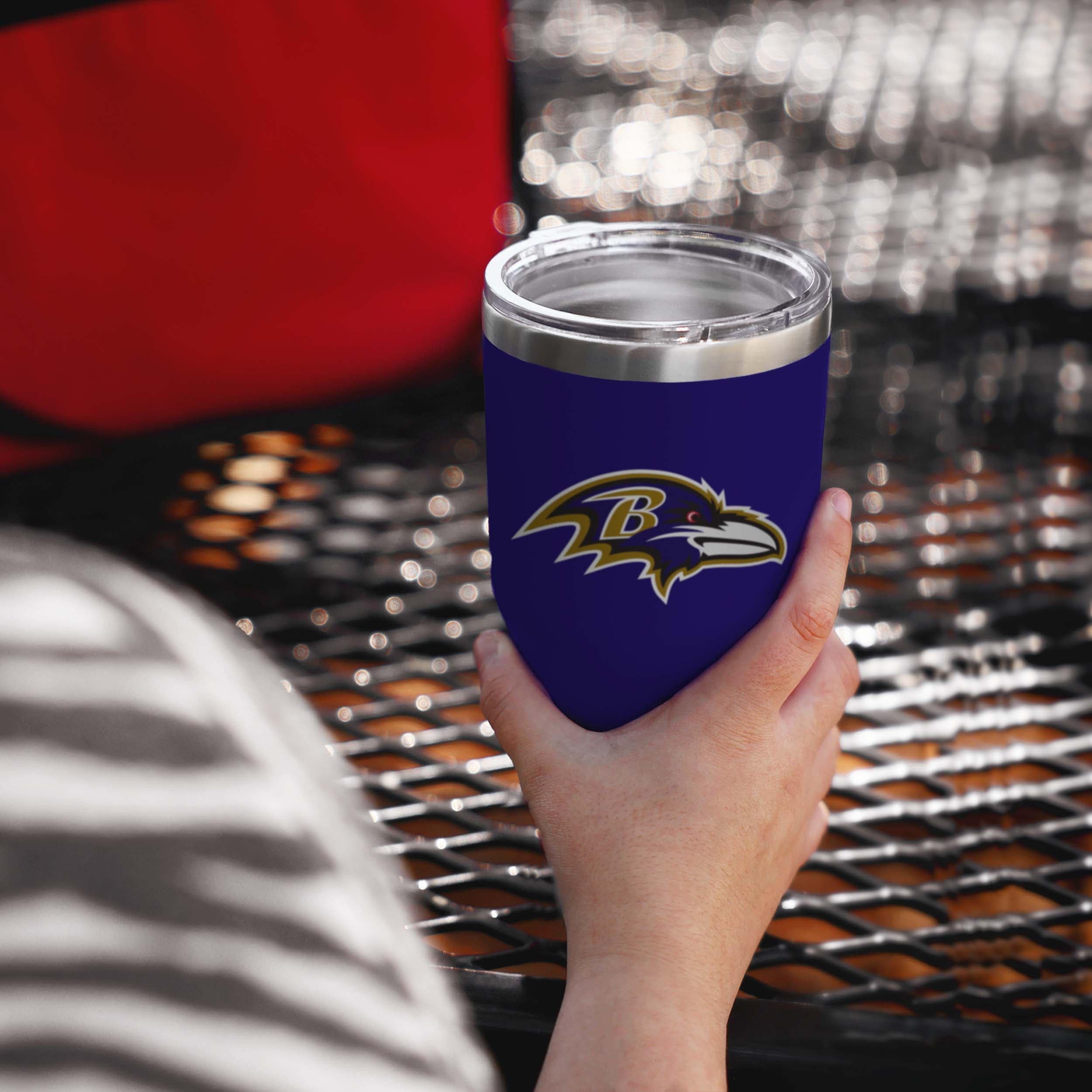 Baltimore Ravens NFL Purple Team Logo 30 oz Tumbler