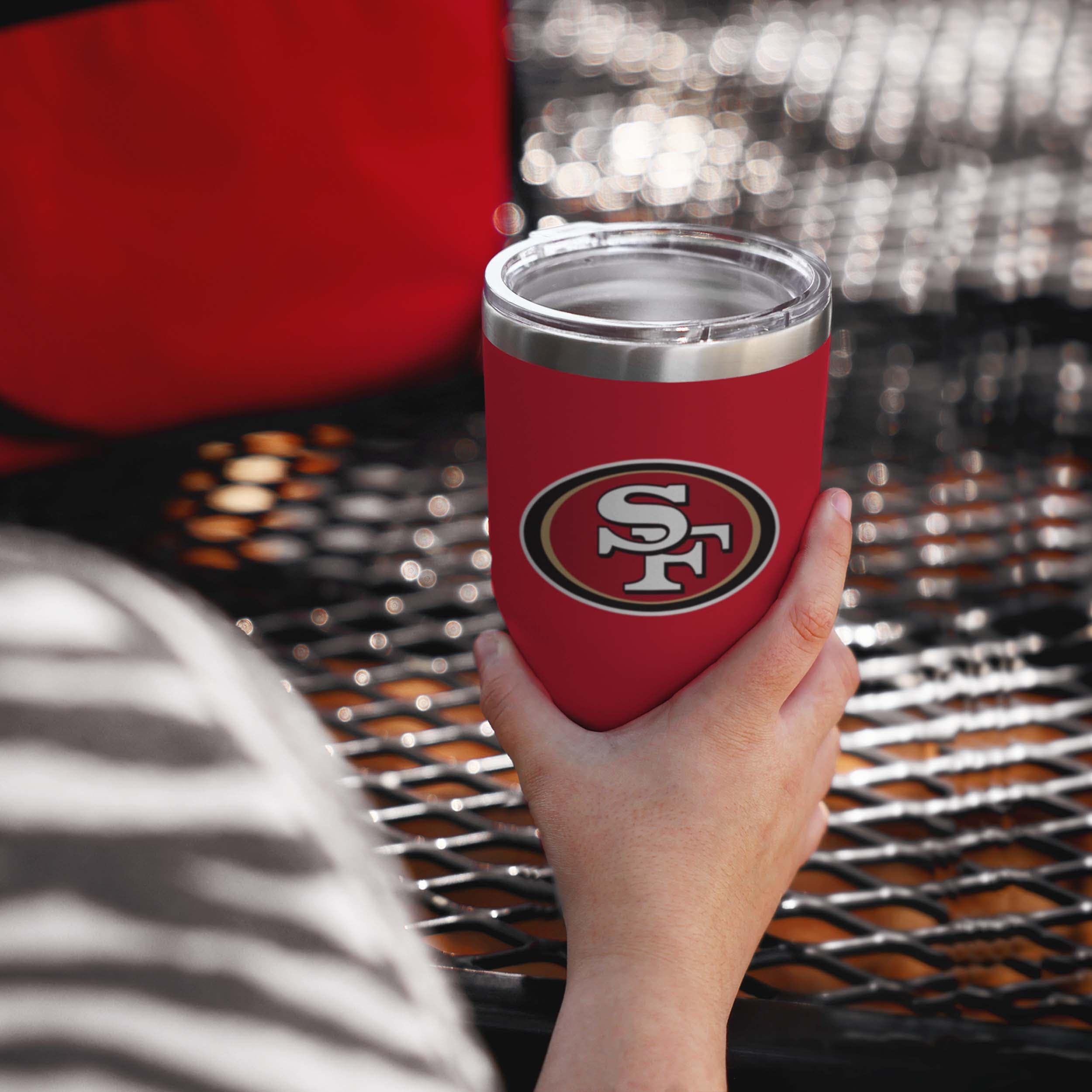 San Francisco 49ers NFL Red Team Logo 30 oz Tumbler