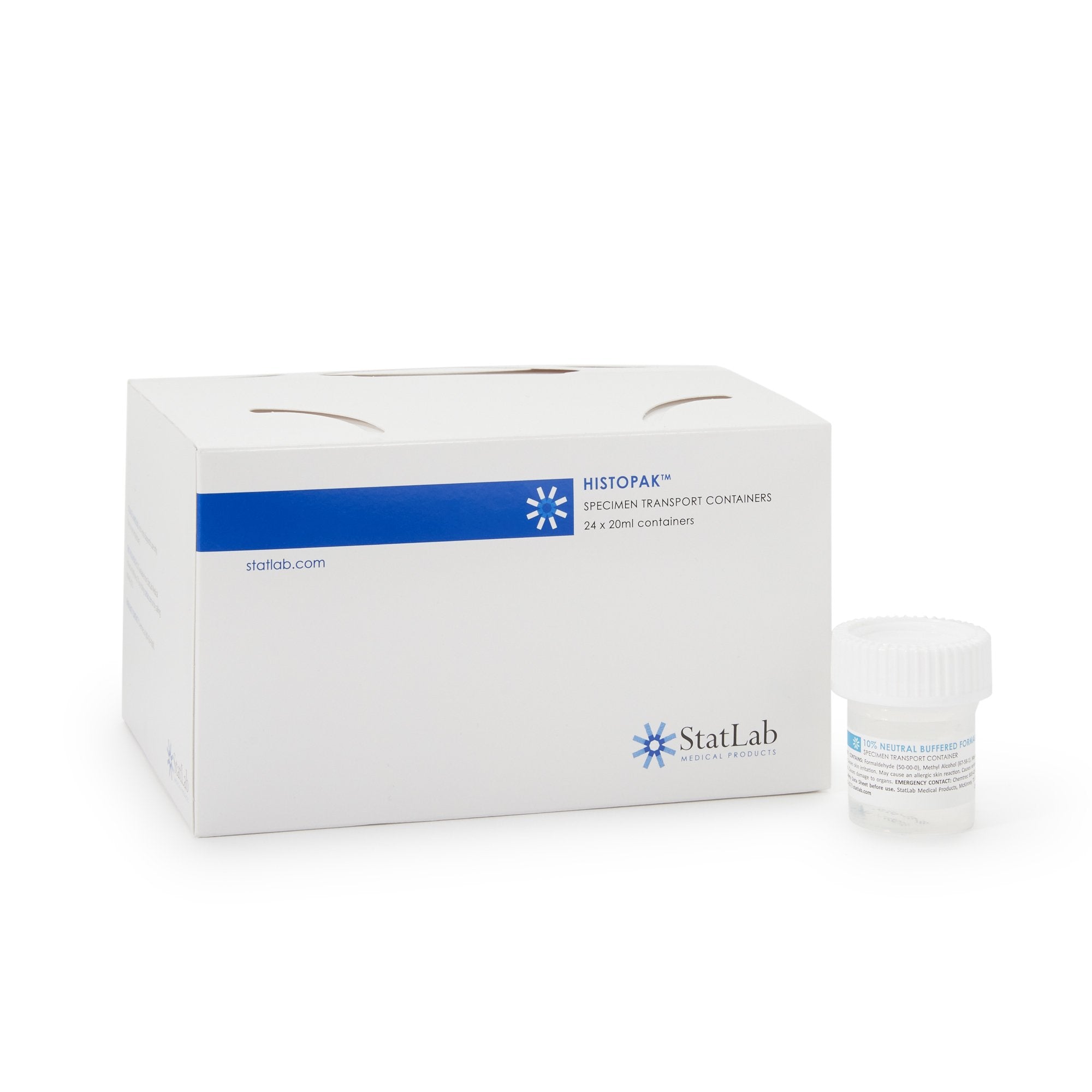 StatClick? Prefilled Formalin Container, 10 mL Fill in 20 mL