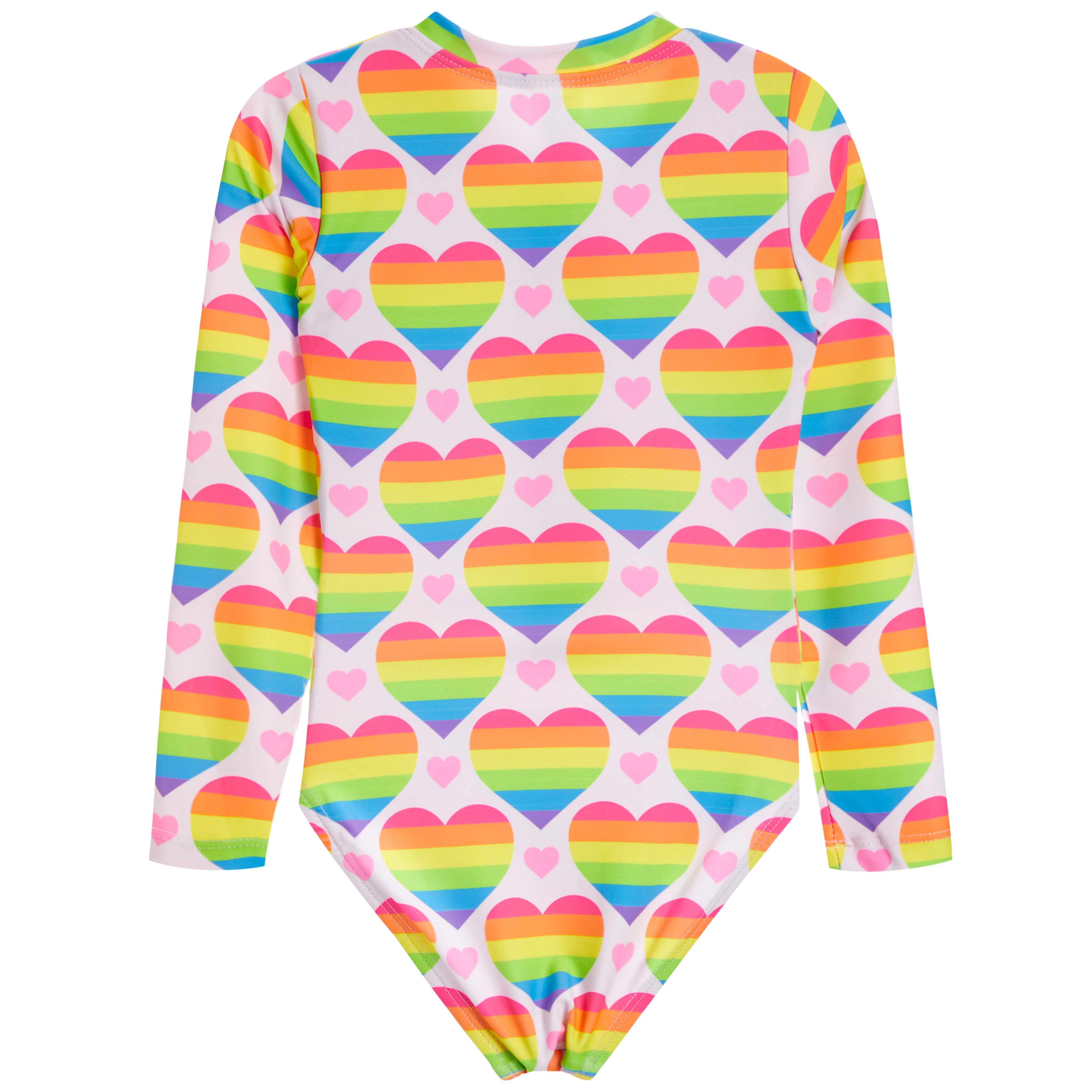 Long Sleeve Valentina Rainbow Love Bathing Suit