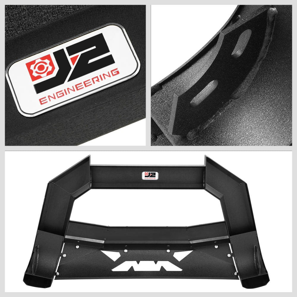J2 Square Frame Bat Design Front Bumper Bull Bar Guard For 09-18 Ram 1500/19-22 Ram 1500 Classic