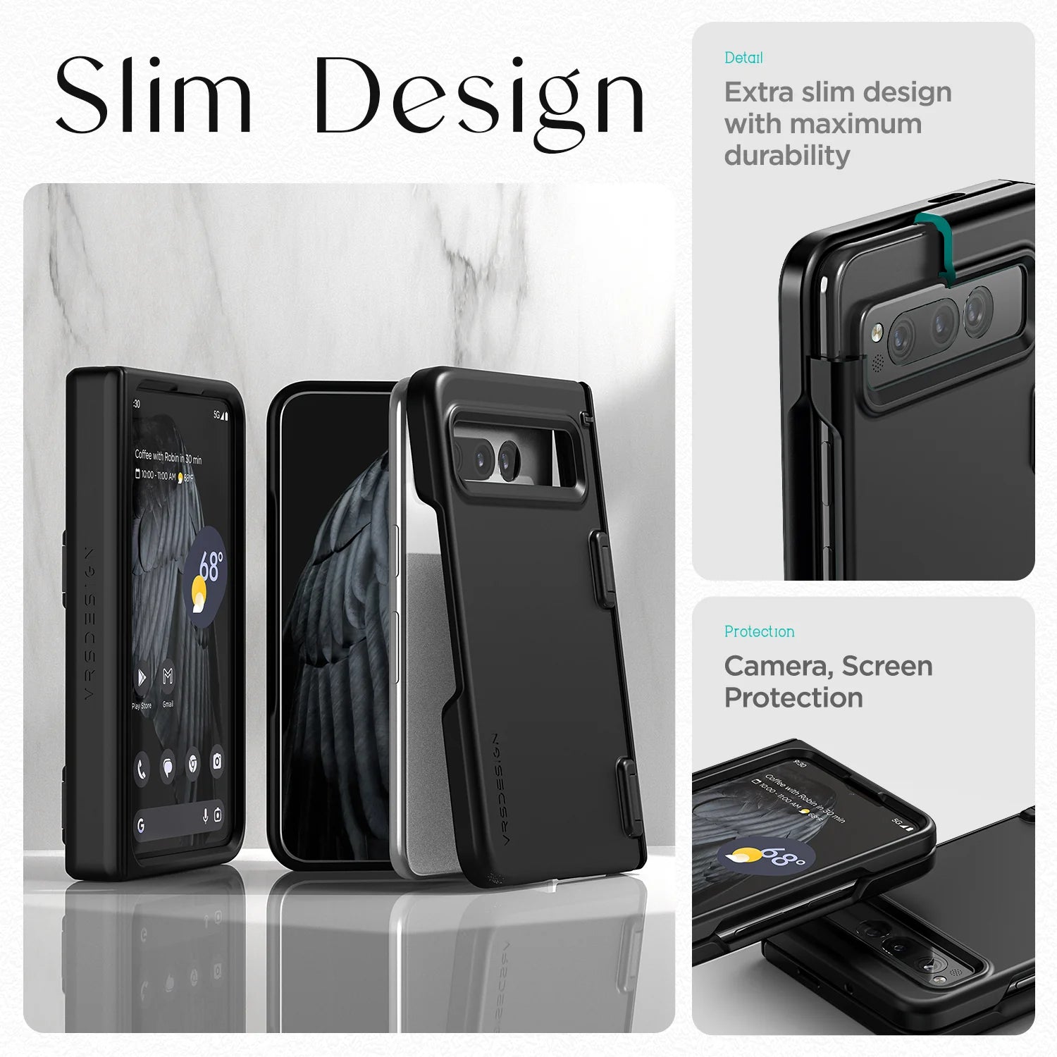 Google Pixel Fold Case Simpli Fit Modern series