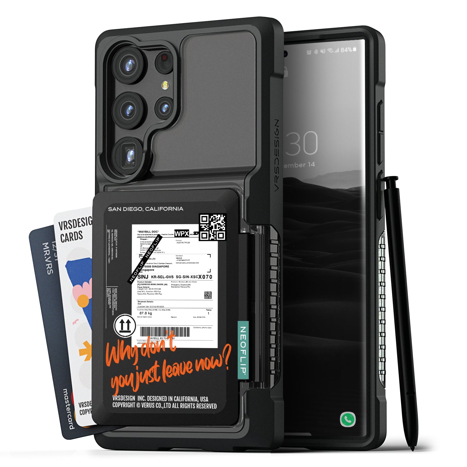 Galaxy S23 Ultra Case Neo Flip Travel Passport Series