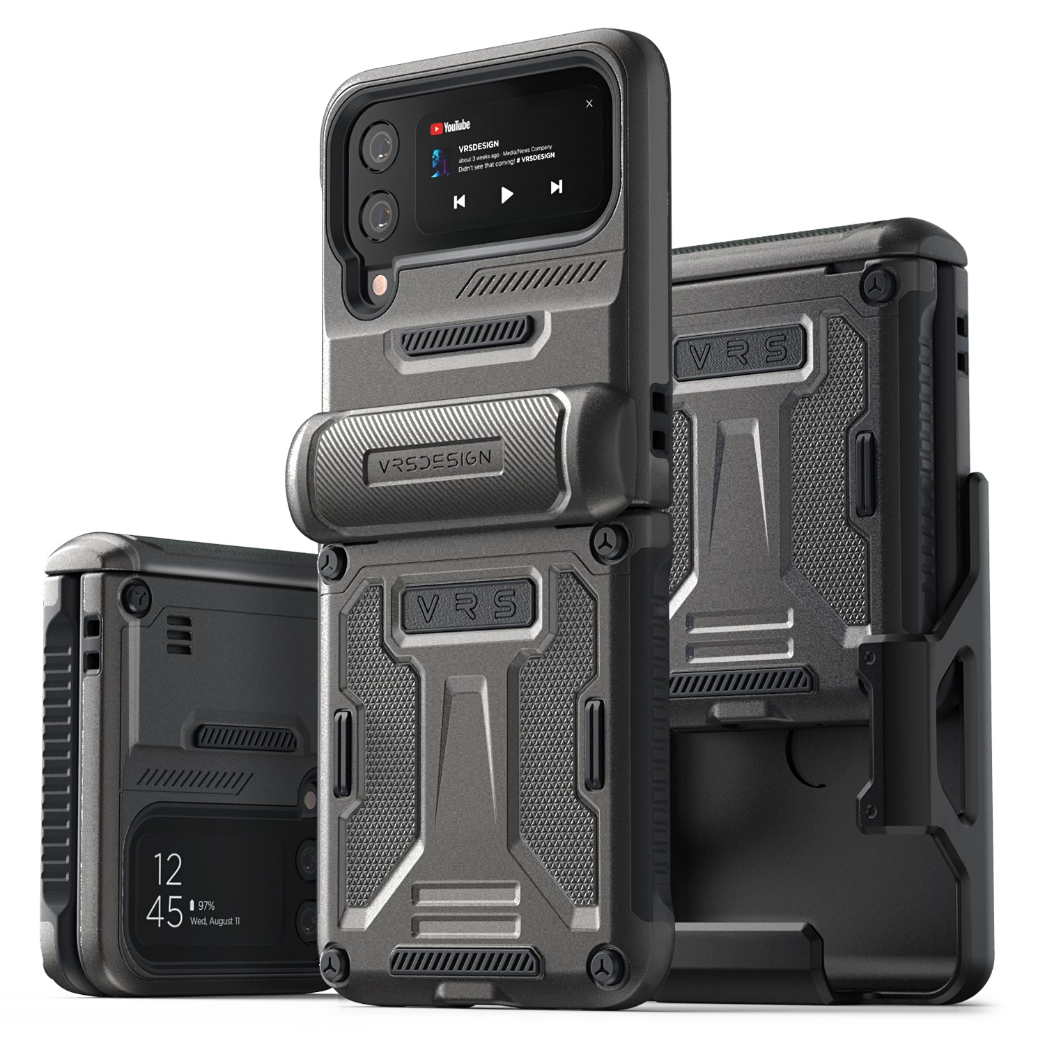 Galaxy Z Flip 4 Case Terra Guard Active Multi Clip