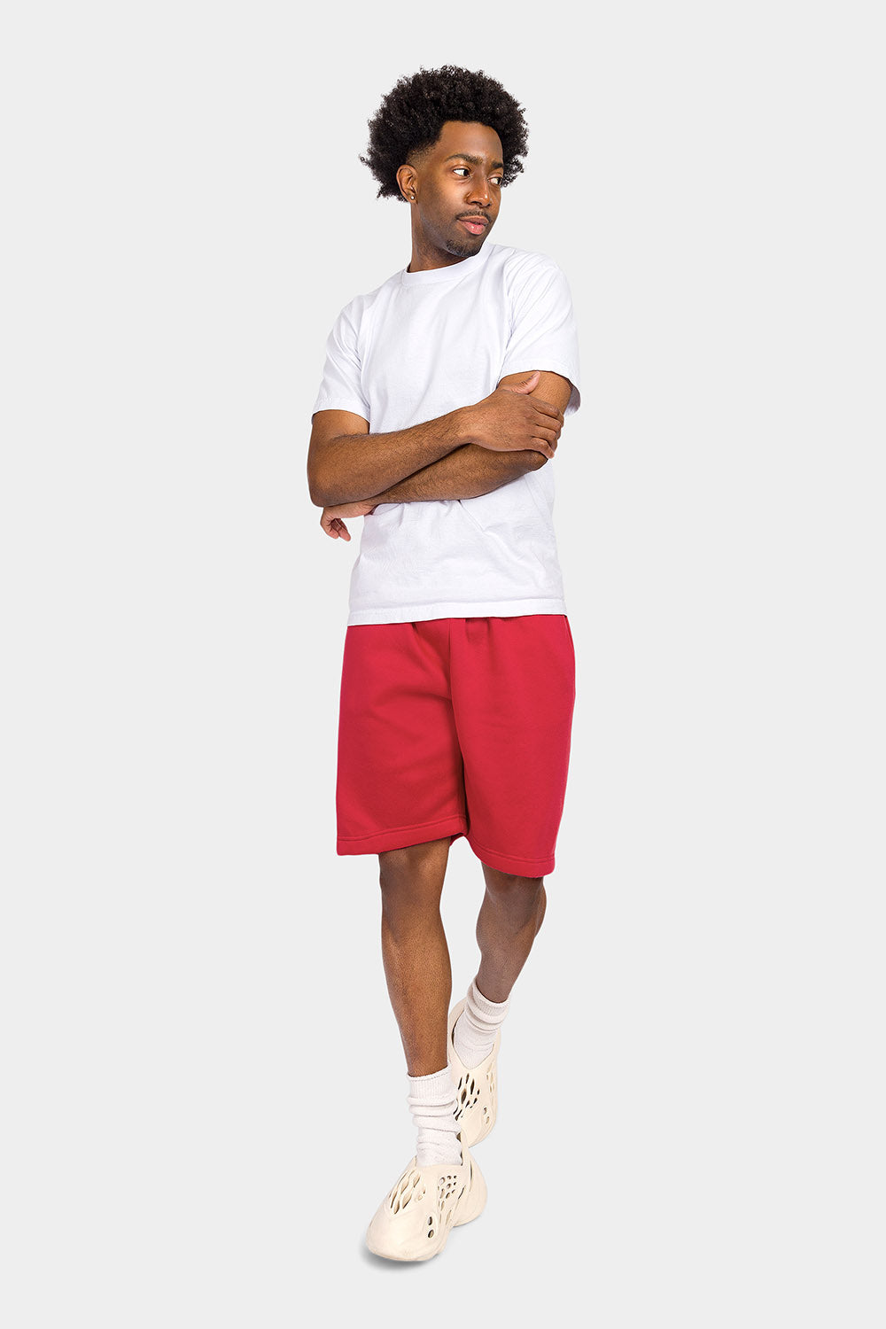 Essential Solid Fleece Shorts