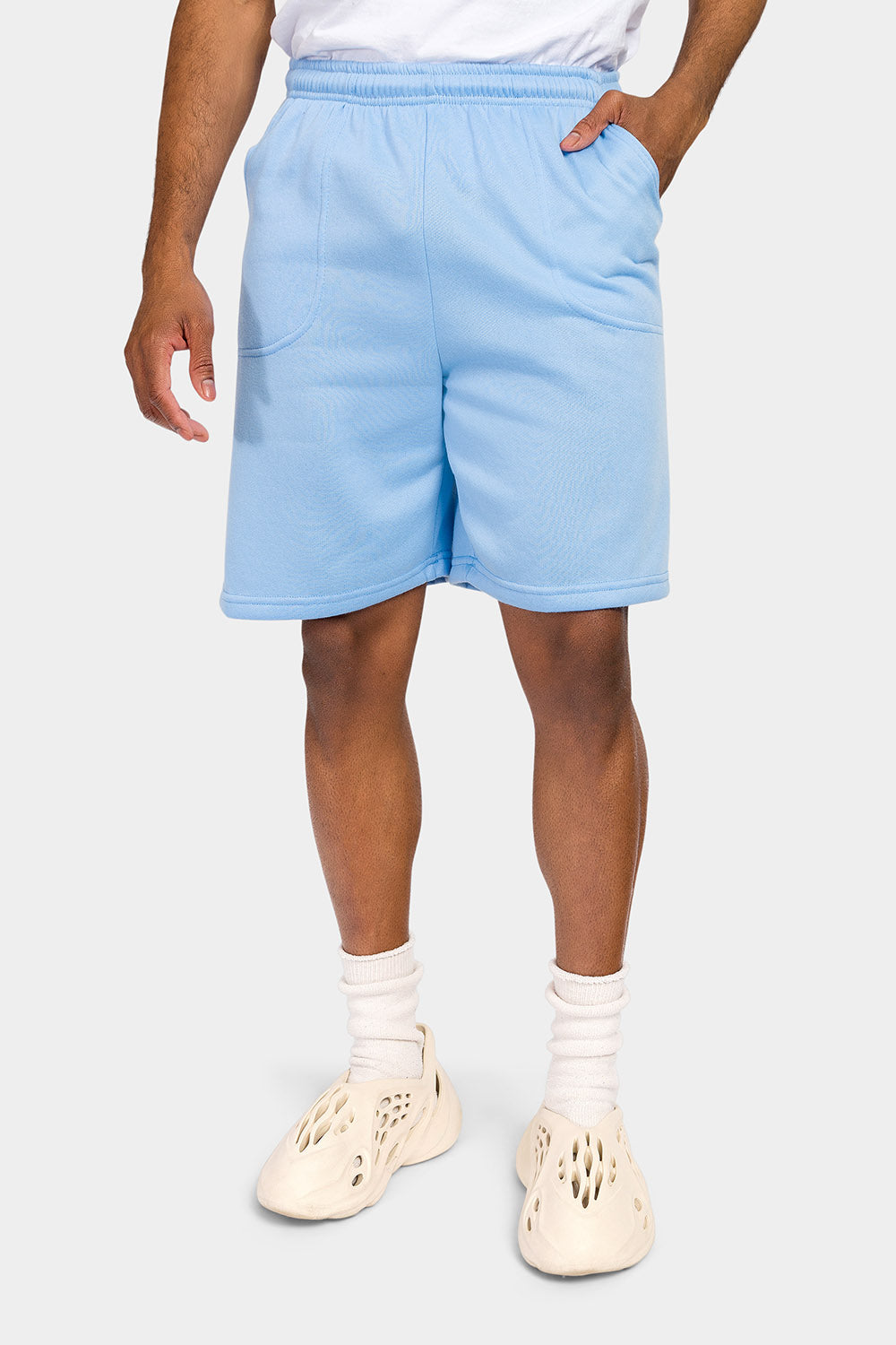 Essential Solid Fleece Shorts