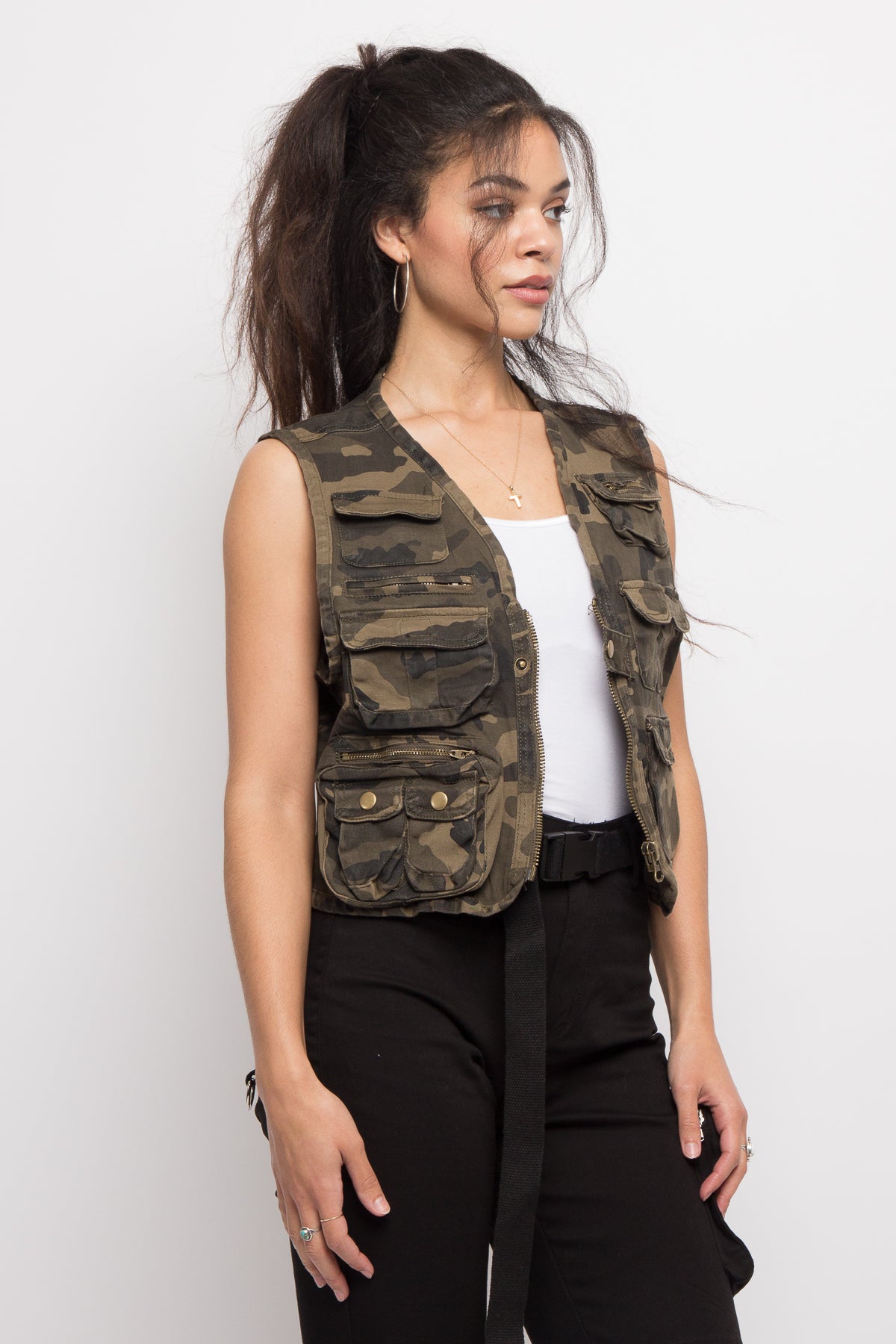 Utility Zipper Pocket Vest