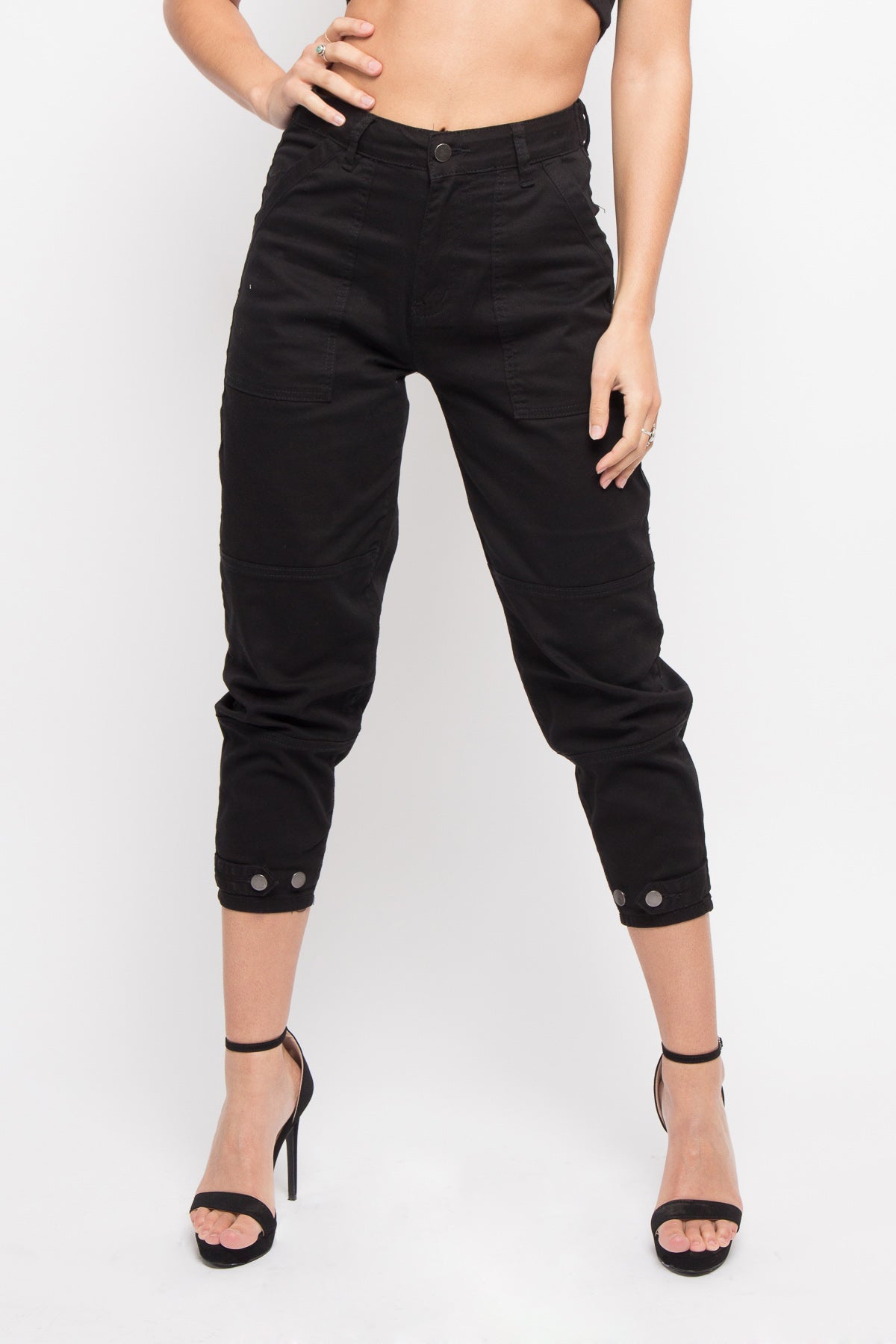 High Rise Slouch Pants