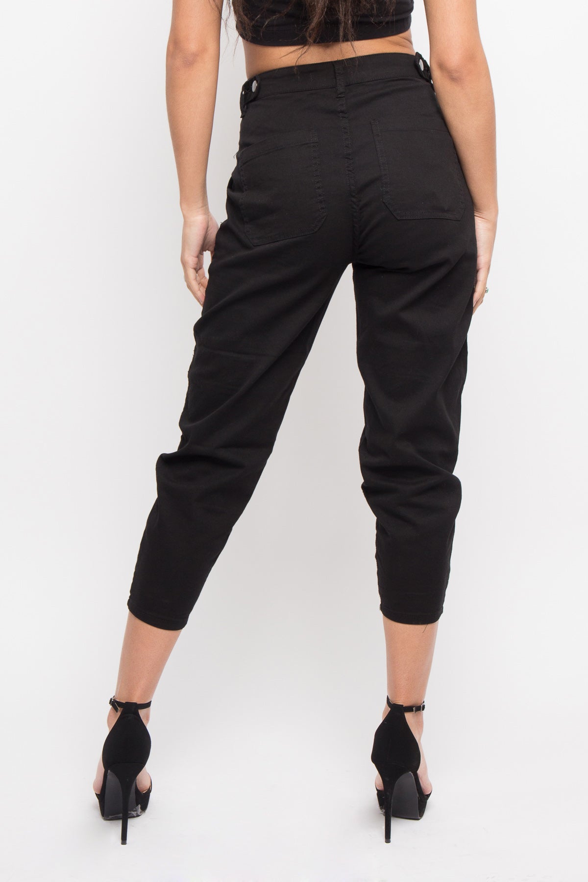 High Rise Slouch Pants