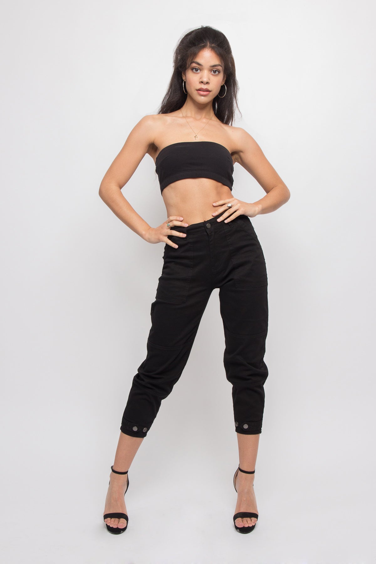 High Rise Slouch Pants