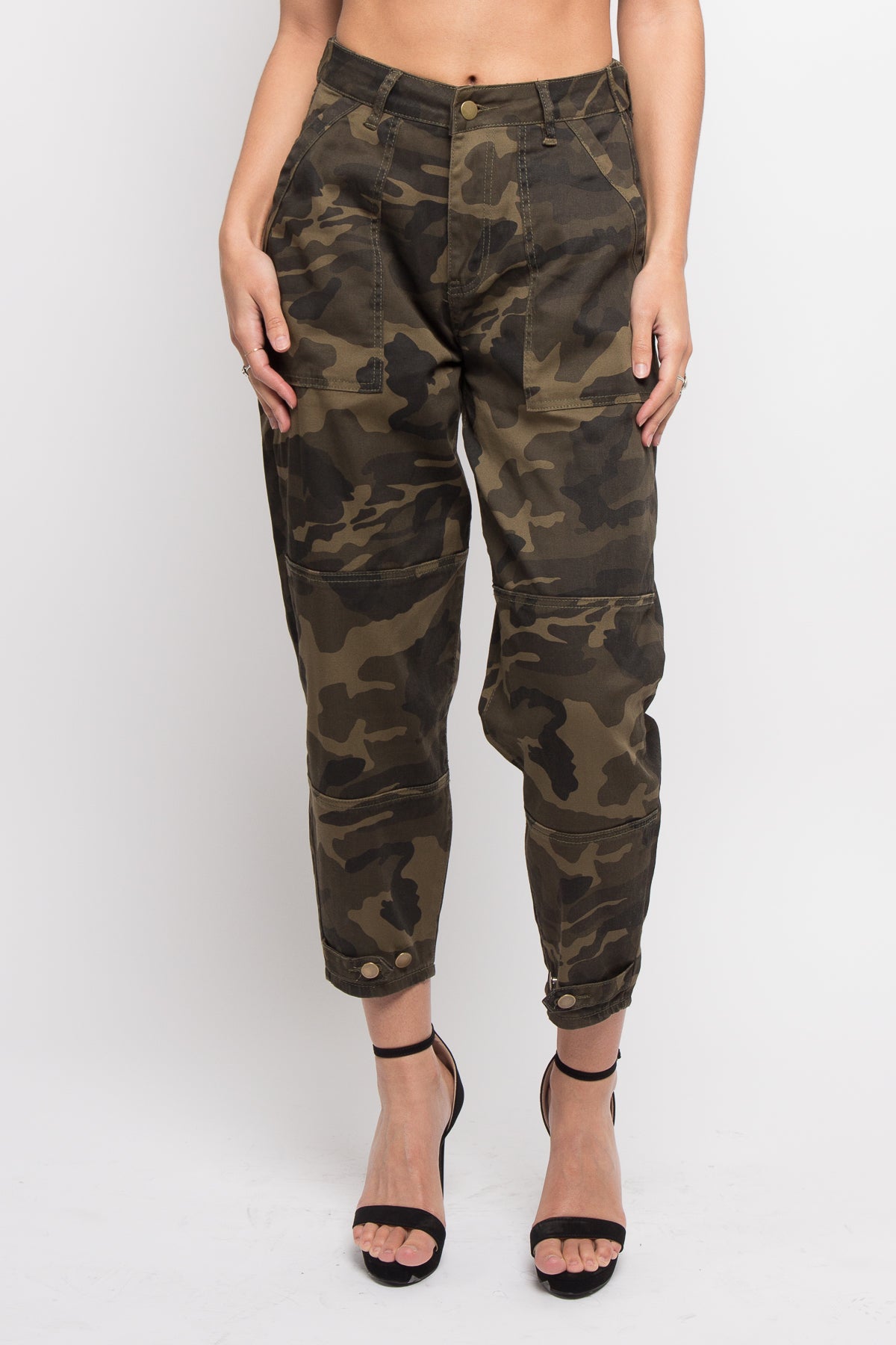 High Rise Slouch Pants