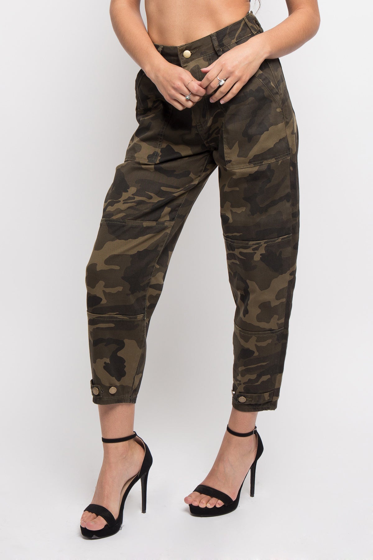 High Rise Slouch Pants