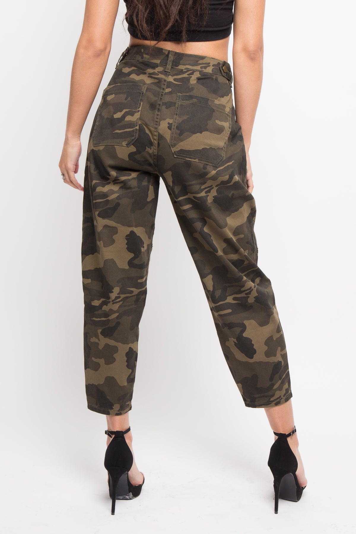 High Rise Slouch Pants