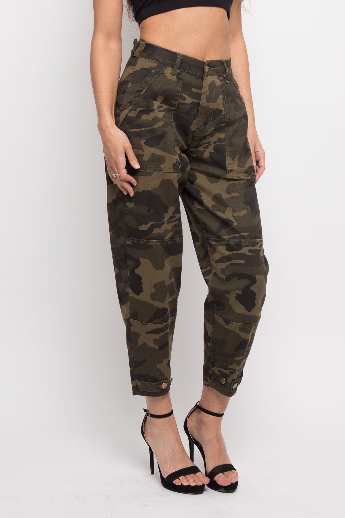 High Rise Slouch Pants