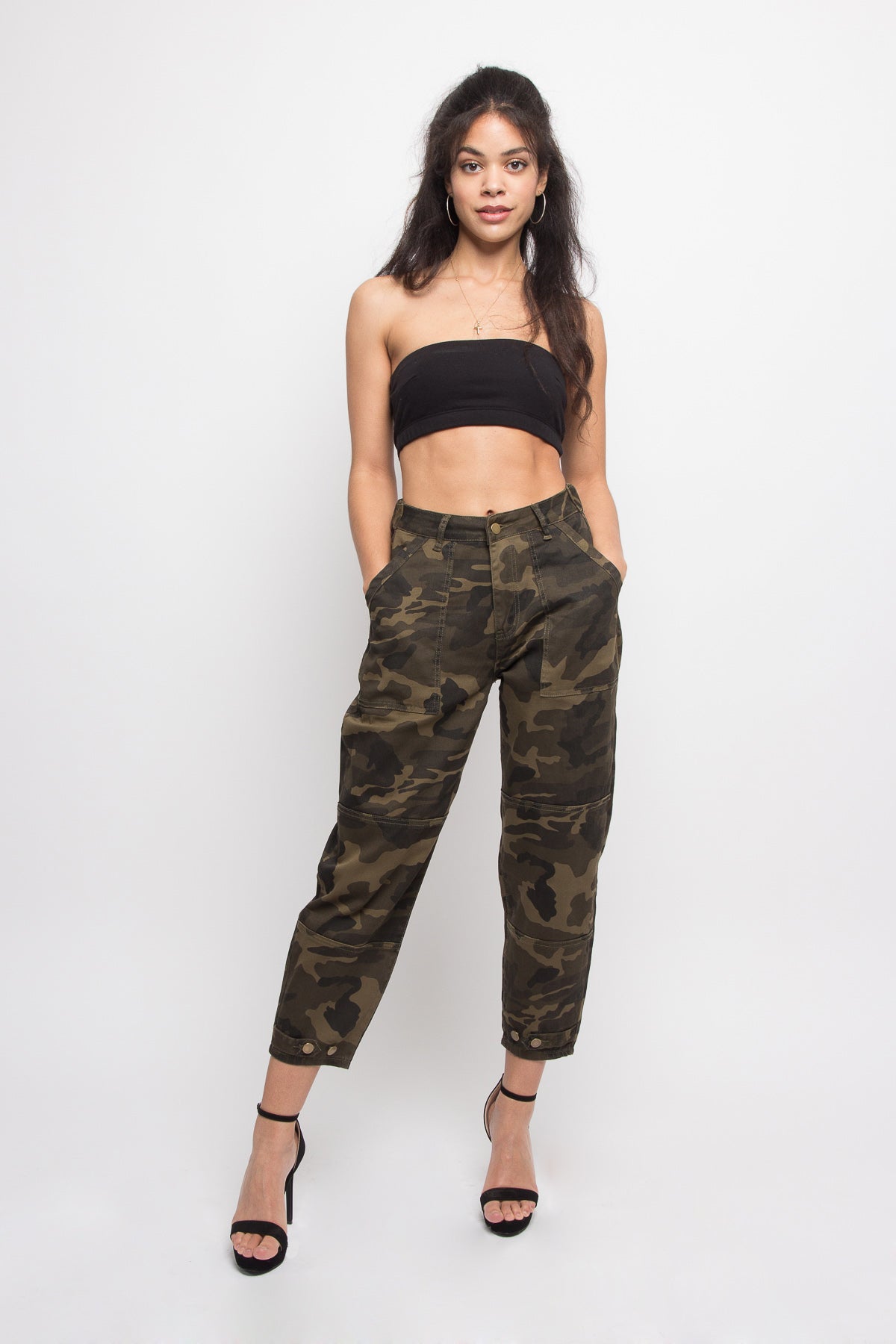 High Rise Slouch Pants