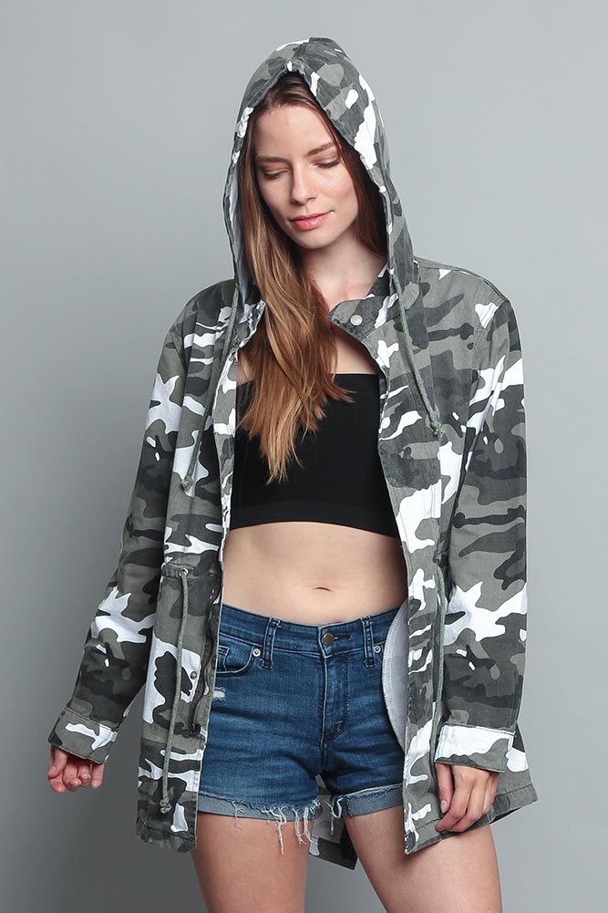 Colored Camo Field Jacket