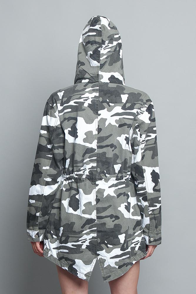 Colored Camo Field Jacket