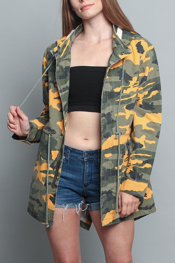 Colored Camo Field Jacket