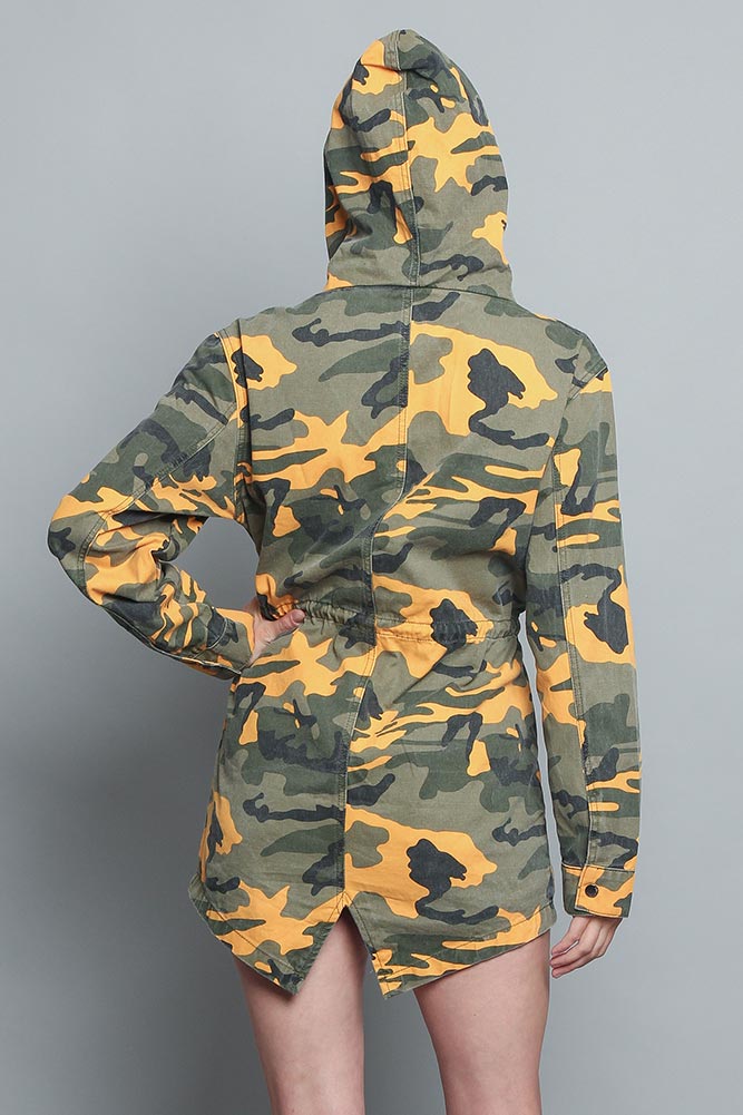 Colored Camo Field Jacket