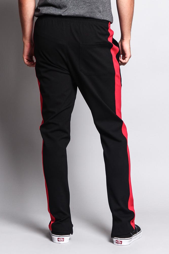 Premium Stretch Slim Fit Striped Track Pants