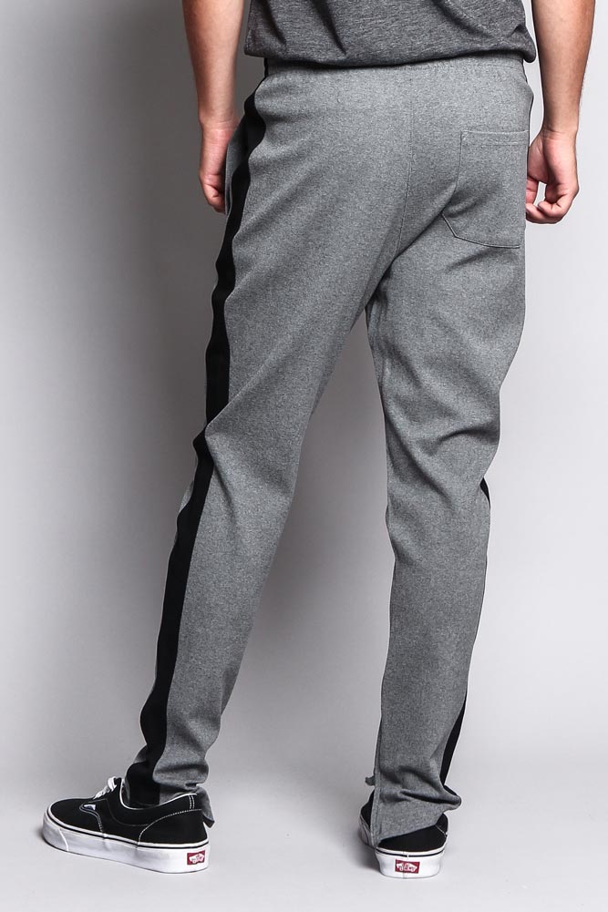 Premium Stretch Slim Fit Striped Track Pants