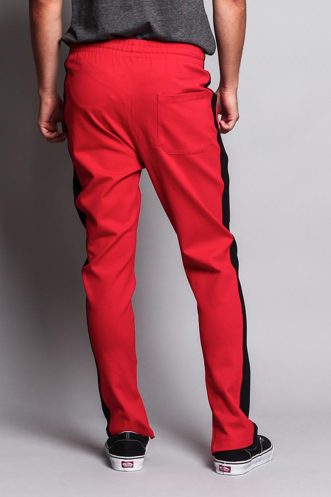 Premium Stretch Slim Fit Striped Track Pants