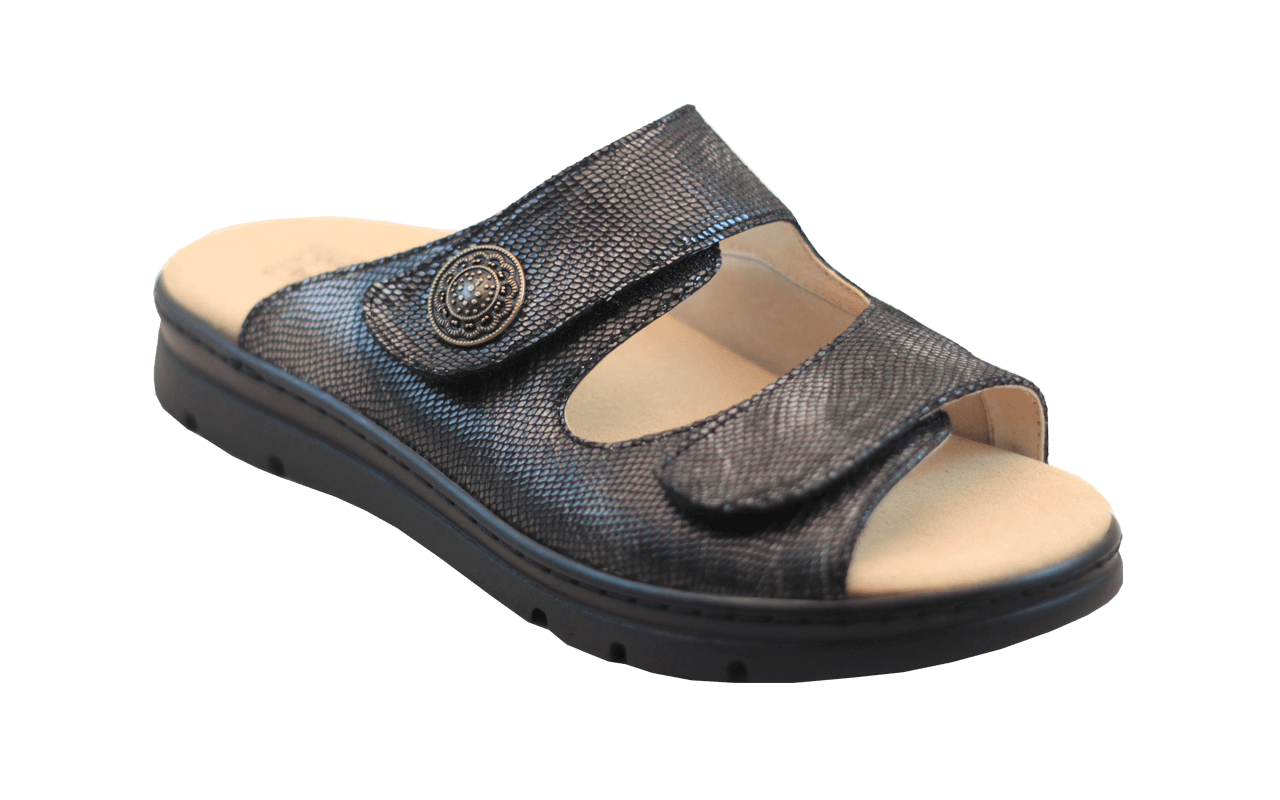 Pilgrim Women Sandals -D1116 Revive - Black Snake
