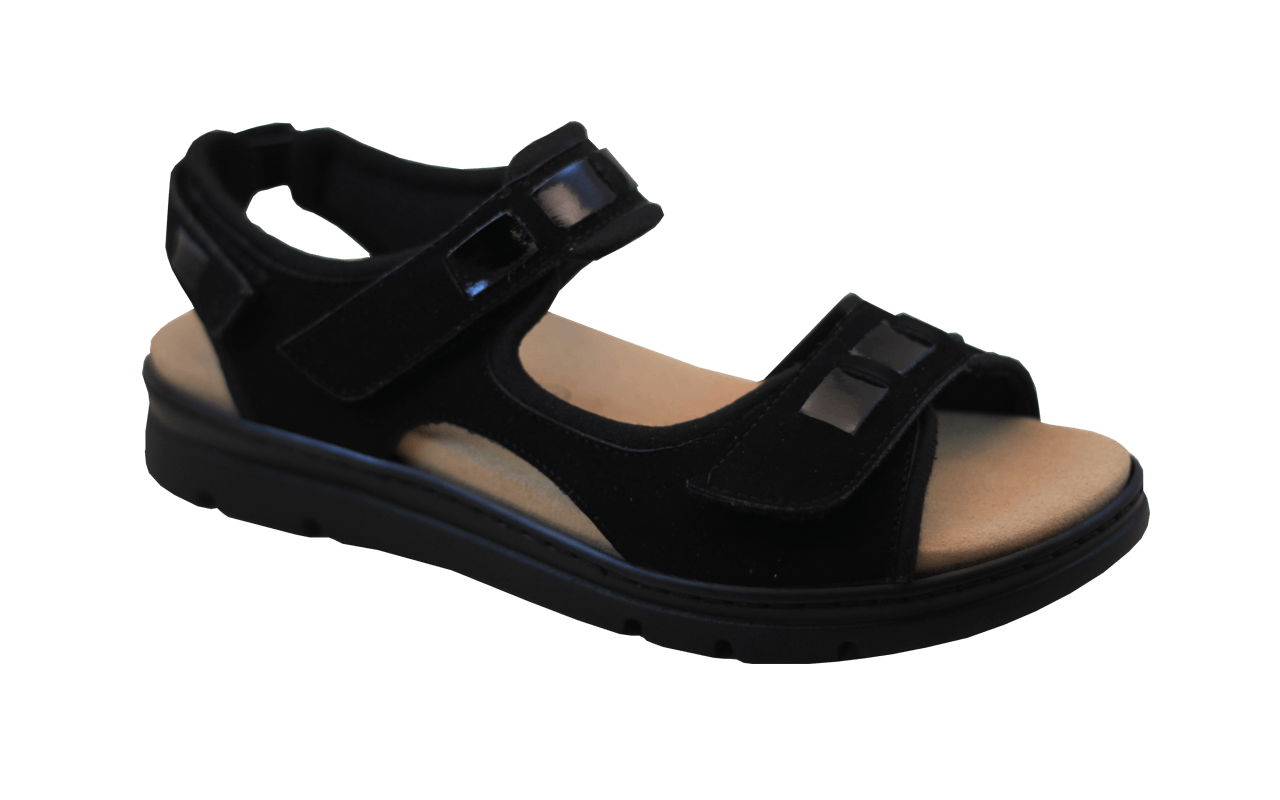Pilgrim Women Sandals - D1118 Rejuve - Black
