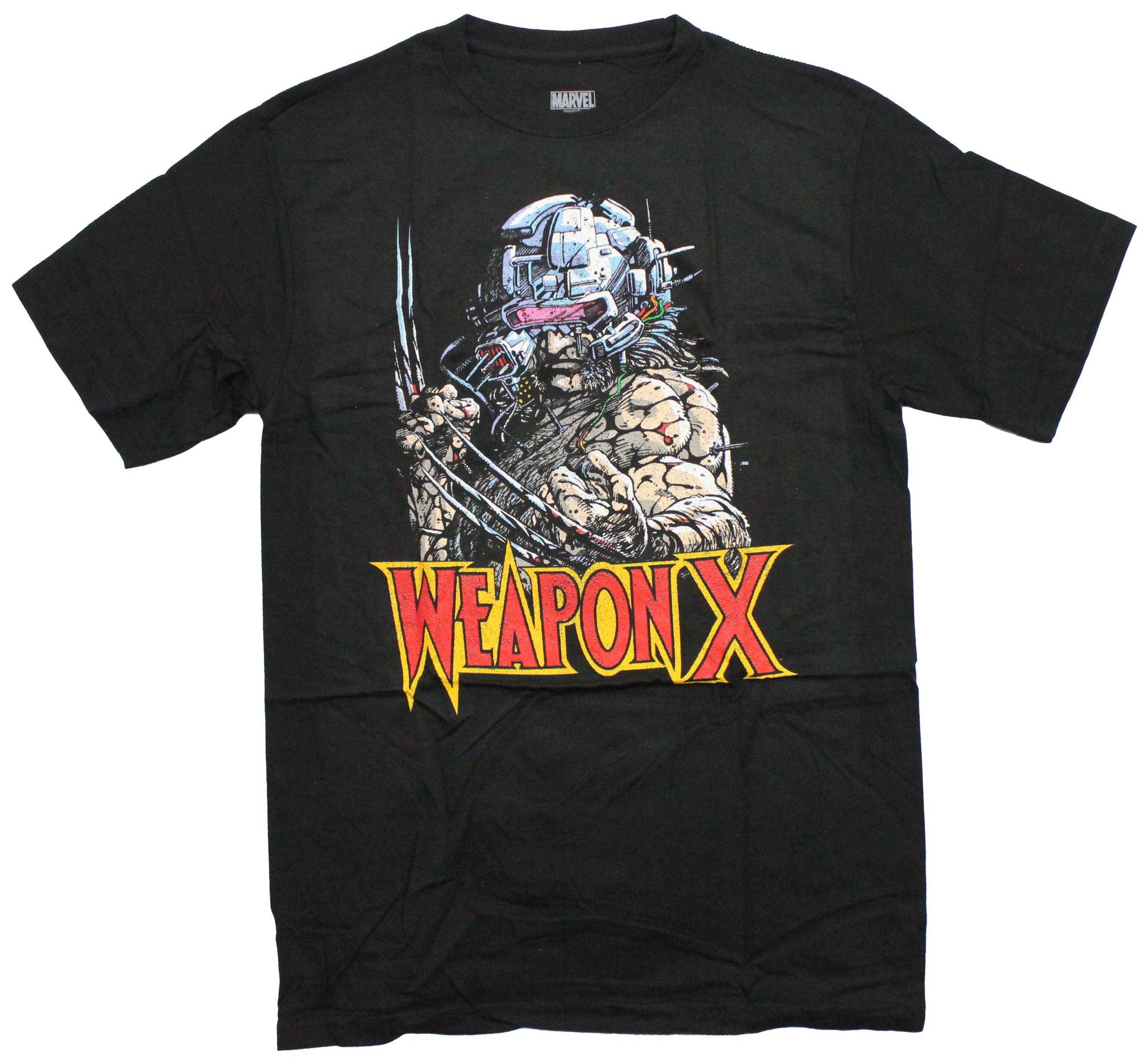 Wolverine Weapon X Mens T-Shirt- Classic Barry Windsor Smith Image