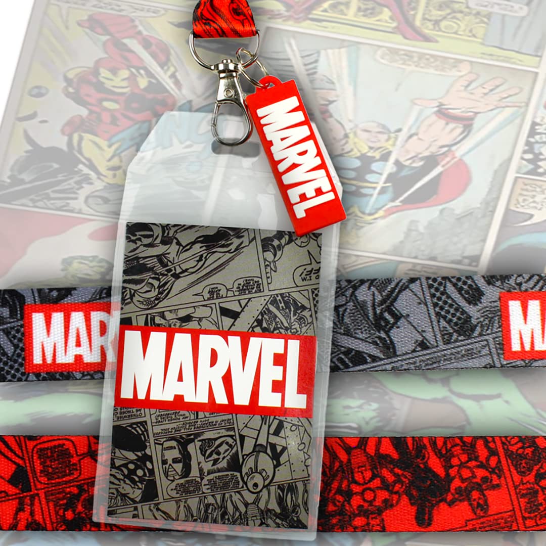 Marvel Lanyard ID Badge Holder, 2