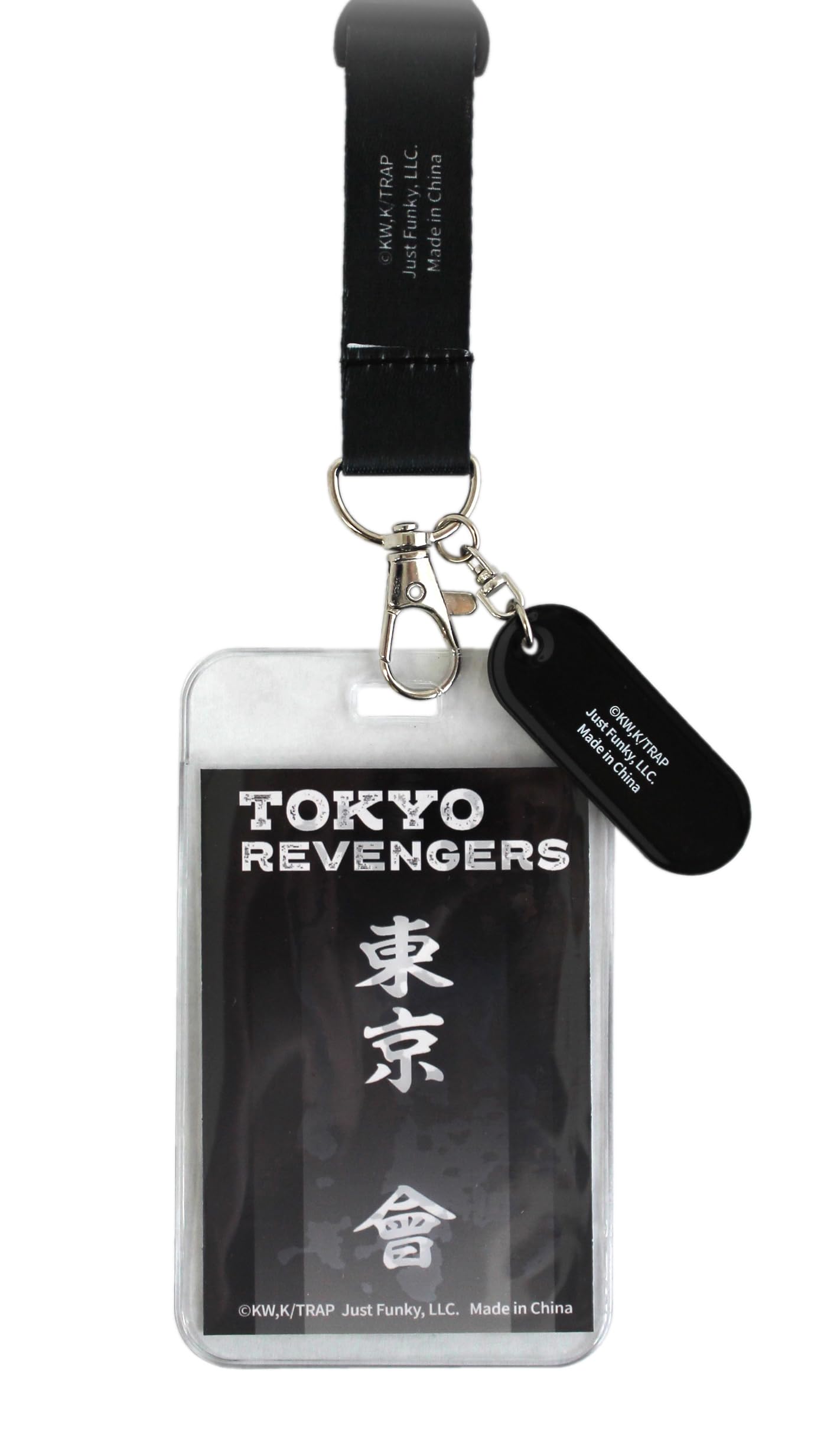 Tokyo Revengers Manga Anime ID Badge Holder Lanyard Keychain Lanyard w/Rubber Pendant