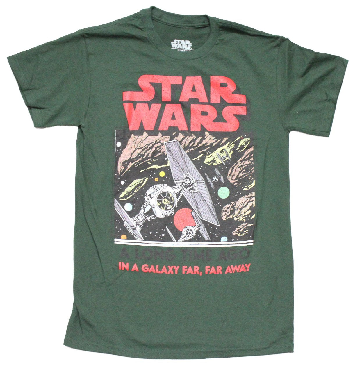 Star Wars Mens T-Shirt -  In A Galaxy Far, Far Away Tie Fighter