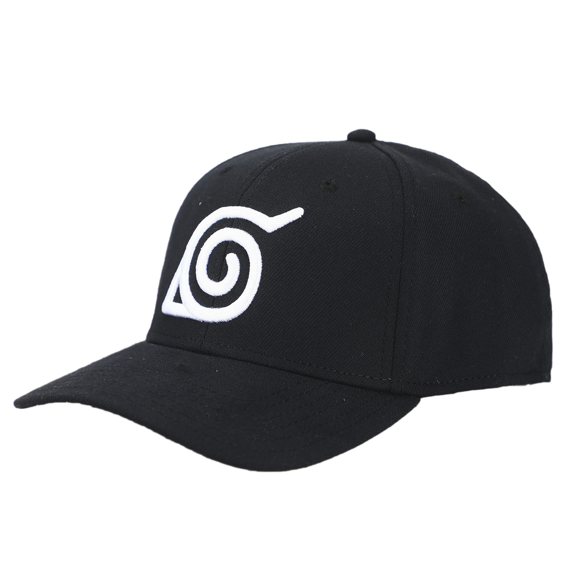 Bioworld Naruto Slouch Snapback Hat for Men White Akatsuki