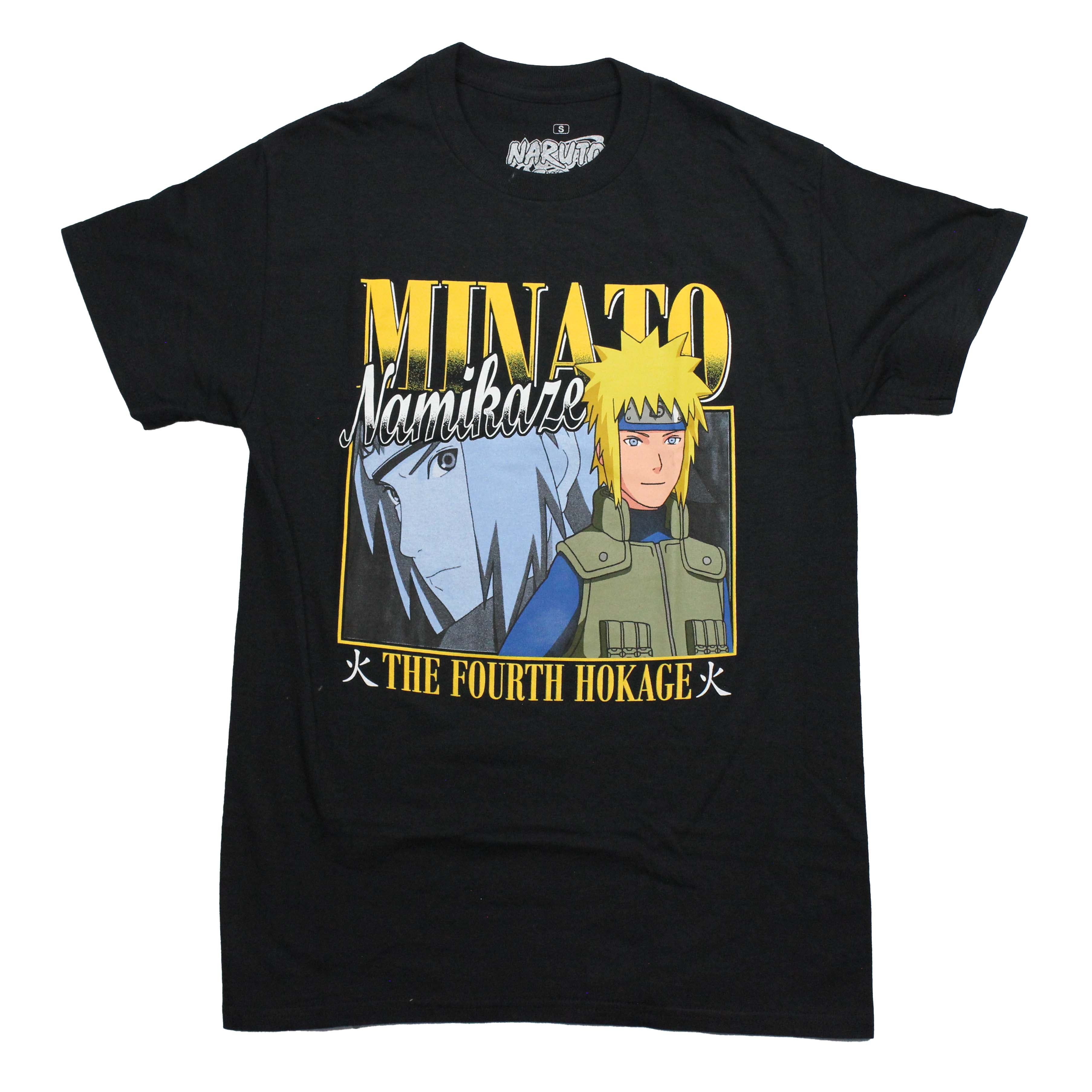 Naruto Shippuden Mens T-Shirt -Minato Namikaro The Fourth Hokage