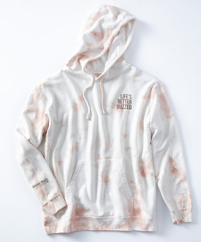 LBB Tie Dye Hoodie - Dusty Pink