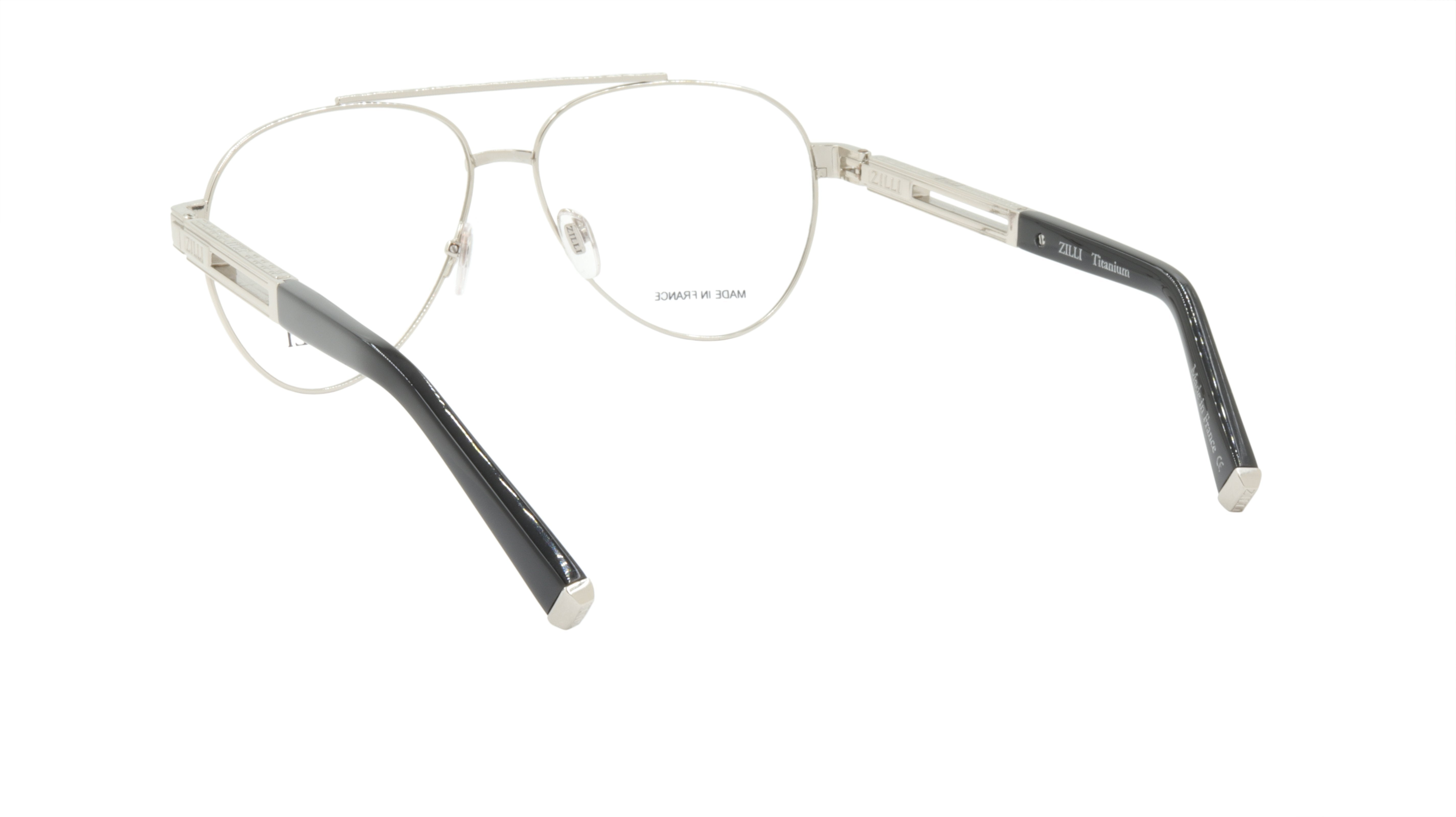 ZILLI Eyeglasses Frame Titanium Acetate France Made ZI 60006 C02