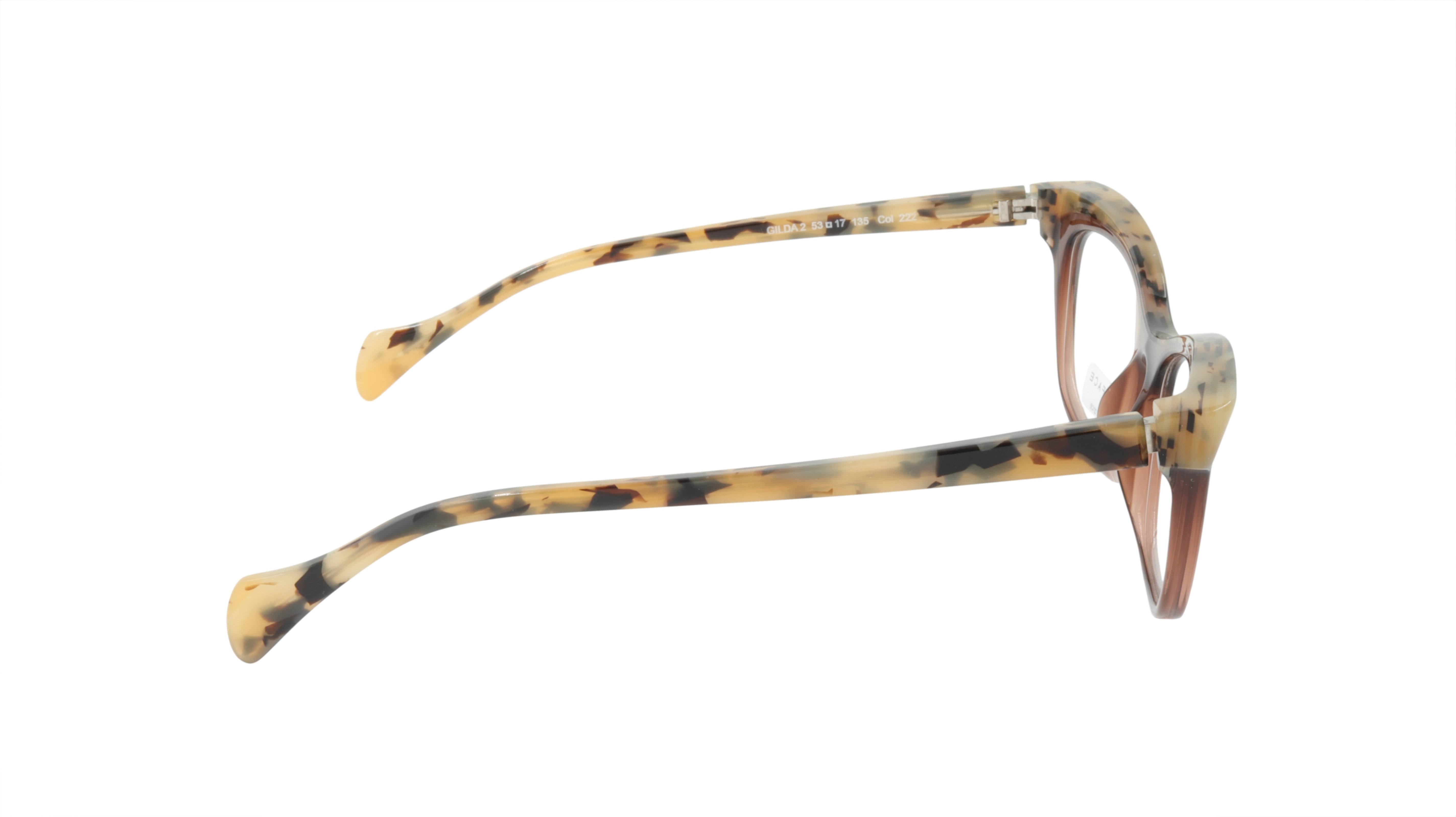 Face A Face Eyeglasses Frame GILDA 2 Col. 222 Acetate Chestnut Brown Safari